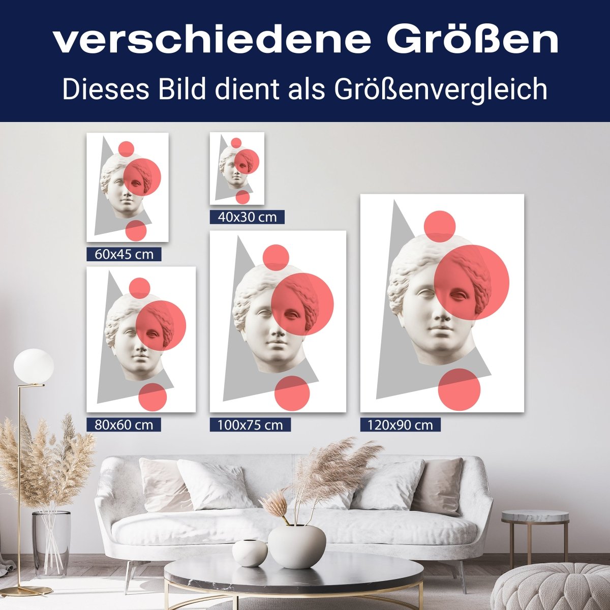 Leinwandbild Digital Art, Kopf, Hochformat M0631 kaufen - Bild 8 Leinwandbild Digital Art, Kopf, Hochformat M0631 kaufen - Bild 8