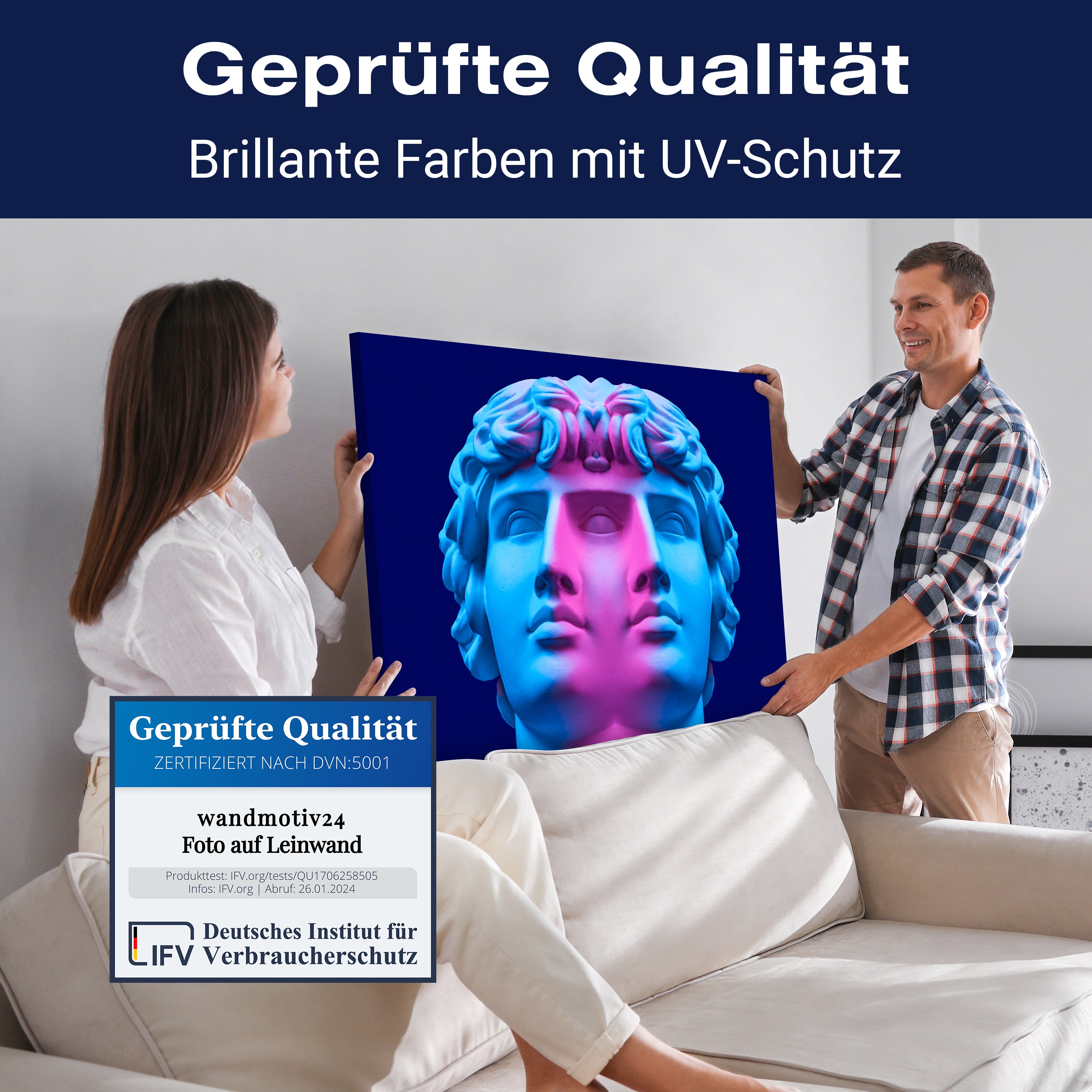 Leinwandbild Digital Art, Kopf, Querformat M0635 kaufen - Bild 4 Leinwandbild Digital Art, Kopf, Querformat M0635 kaufen - Bild 4