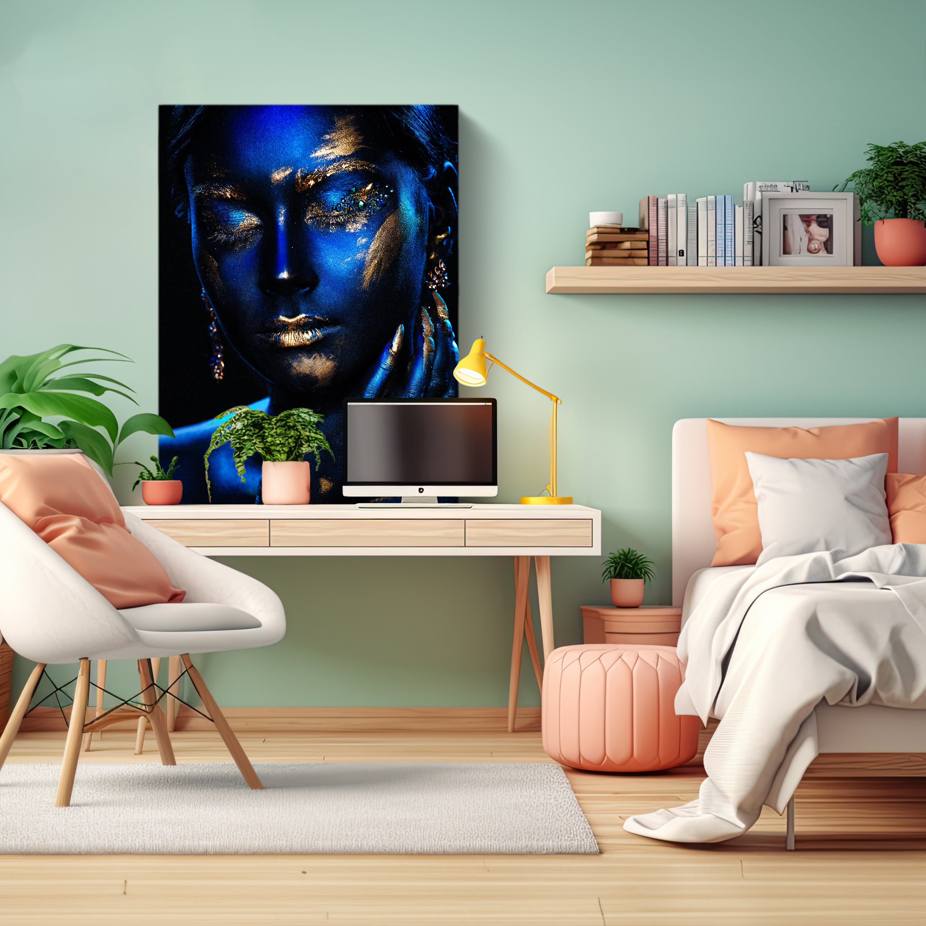 Leinwandbild Gold Collection, Frau, Hochformat M0638 kaufen - Bild 3 Leinwandbild Gold Collection, Frau, Hochformat M0638 kaufen - Bild 3