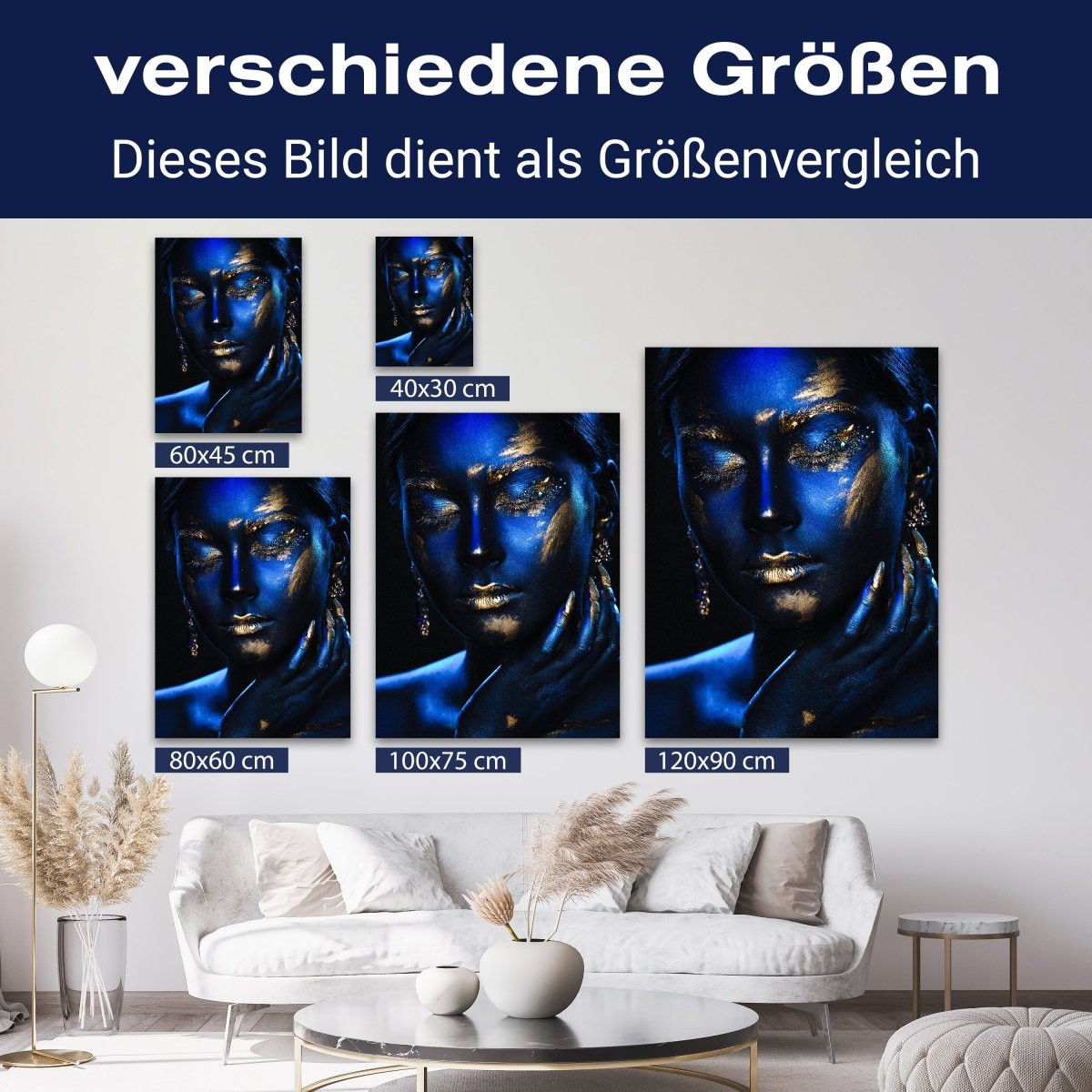 Leinwandbild Gold Collection, Frau, Hochformat M0638 kaufen - Bild 8 Leinwandbild Gold Collection, Frau, Hochformat M0638 kaufen - Bild 8