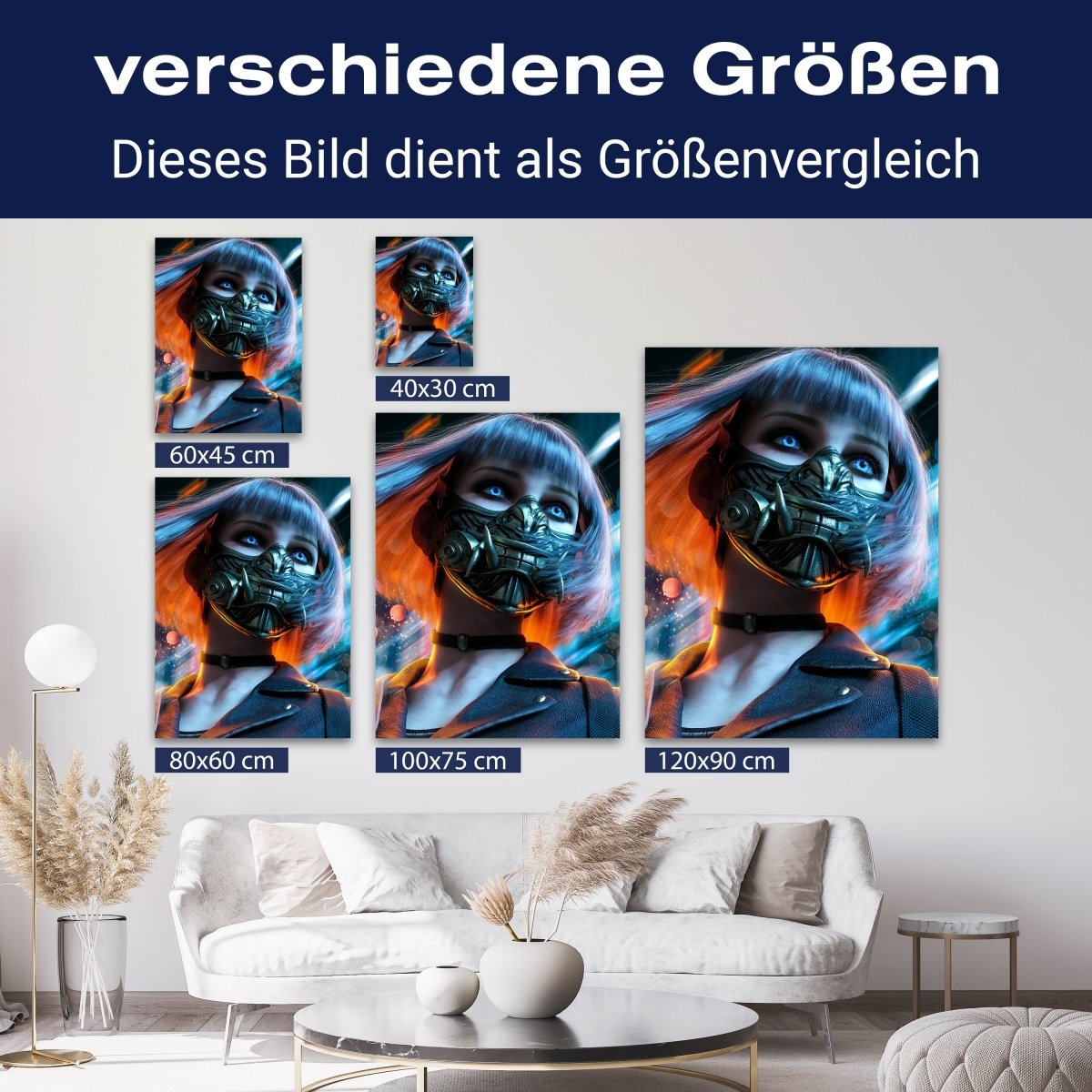 Leinwandbild Fantasy, Frau, Hochformat M0640 kaufen - Bild 8 Leinwandbild Fantasy, Frau, Hochformat M0640 kaufen - Bild 8