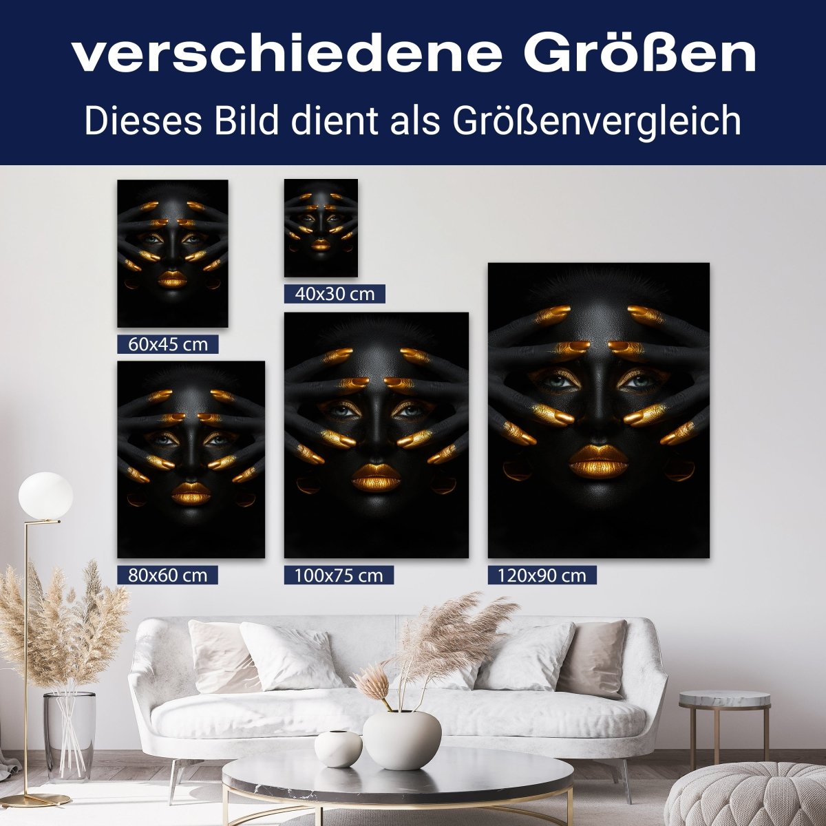 Leinwandbild Gold Collection, Frau, Hochformat M0643 kaufen - Bild 8 Leinwandbild Gold Collection, Frau, Hochformat M0643 kaufen - Bild 8