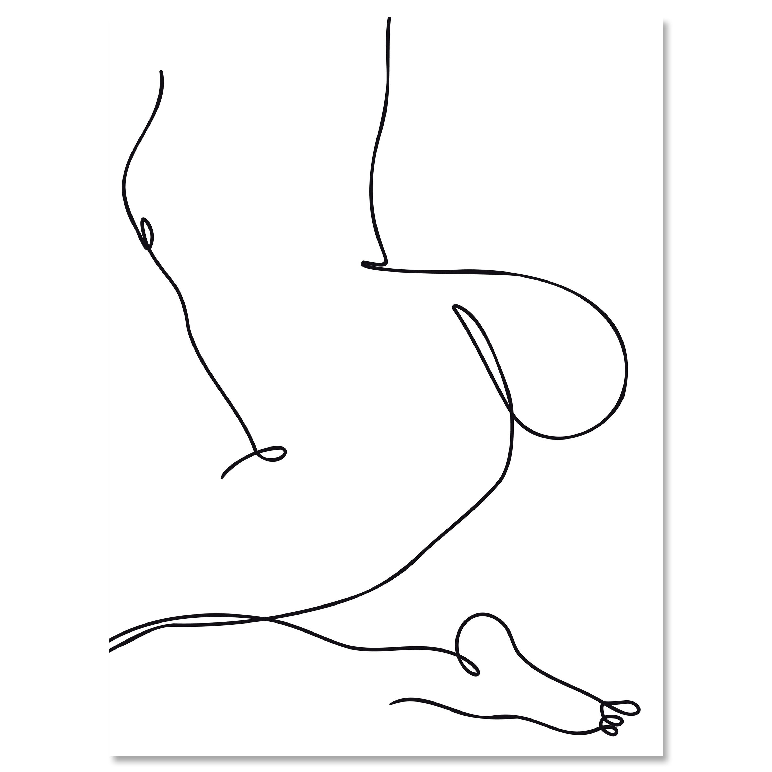 Leinwandbild Minimalismus, Frau, Hochformat M0646 kaufen - Bild 1 Leinwandbild Minimalismus, Frau, Hochformat M0646 kaufen - Bild 1