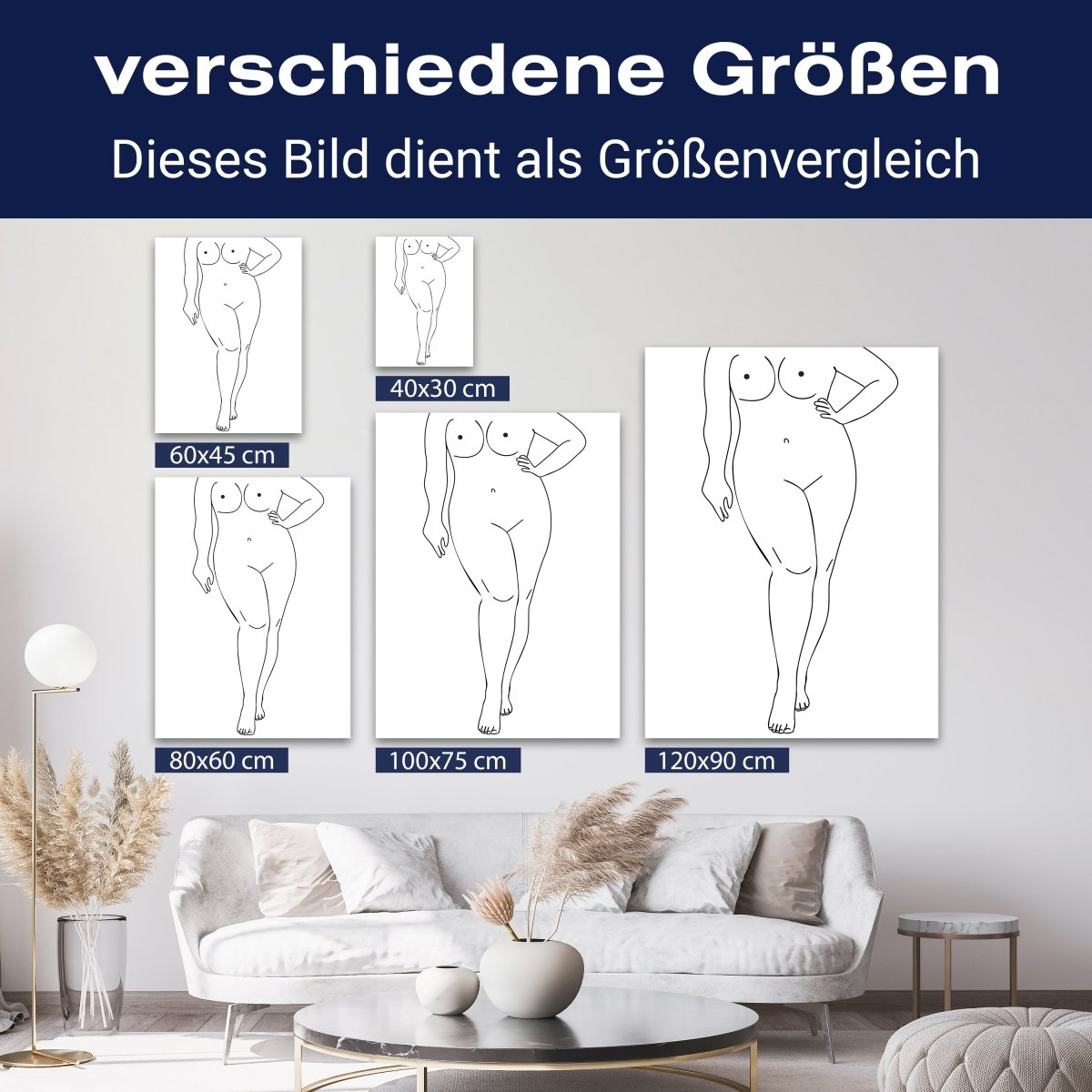 Leinwandbild Minimalismus, Frau, Hochformat M0647 kaufen - Bild 8 Leinwandbild Minimalismus, Frau, Hochformat M0647 kaufen - Bild 8