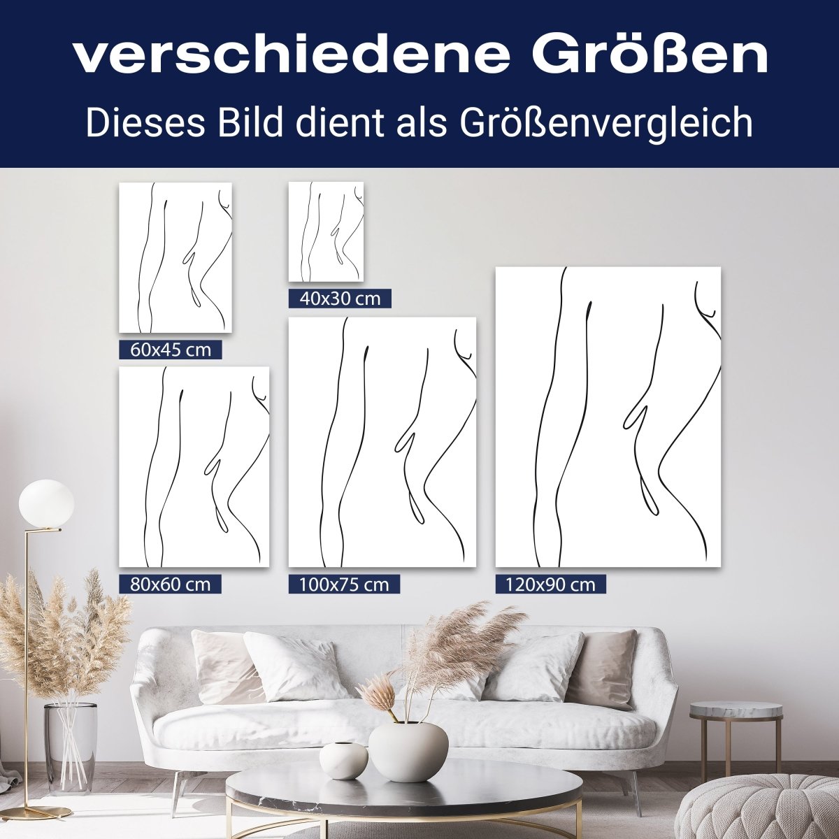 Leinwandbild Minimalismus, Frau, Hochformat M0648 kaufen - Bild 8 Leinwandbild Minimalismus, Frau, Hochformat M0648 kaufen - Bild 8