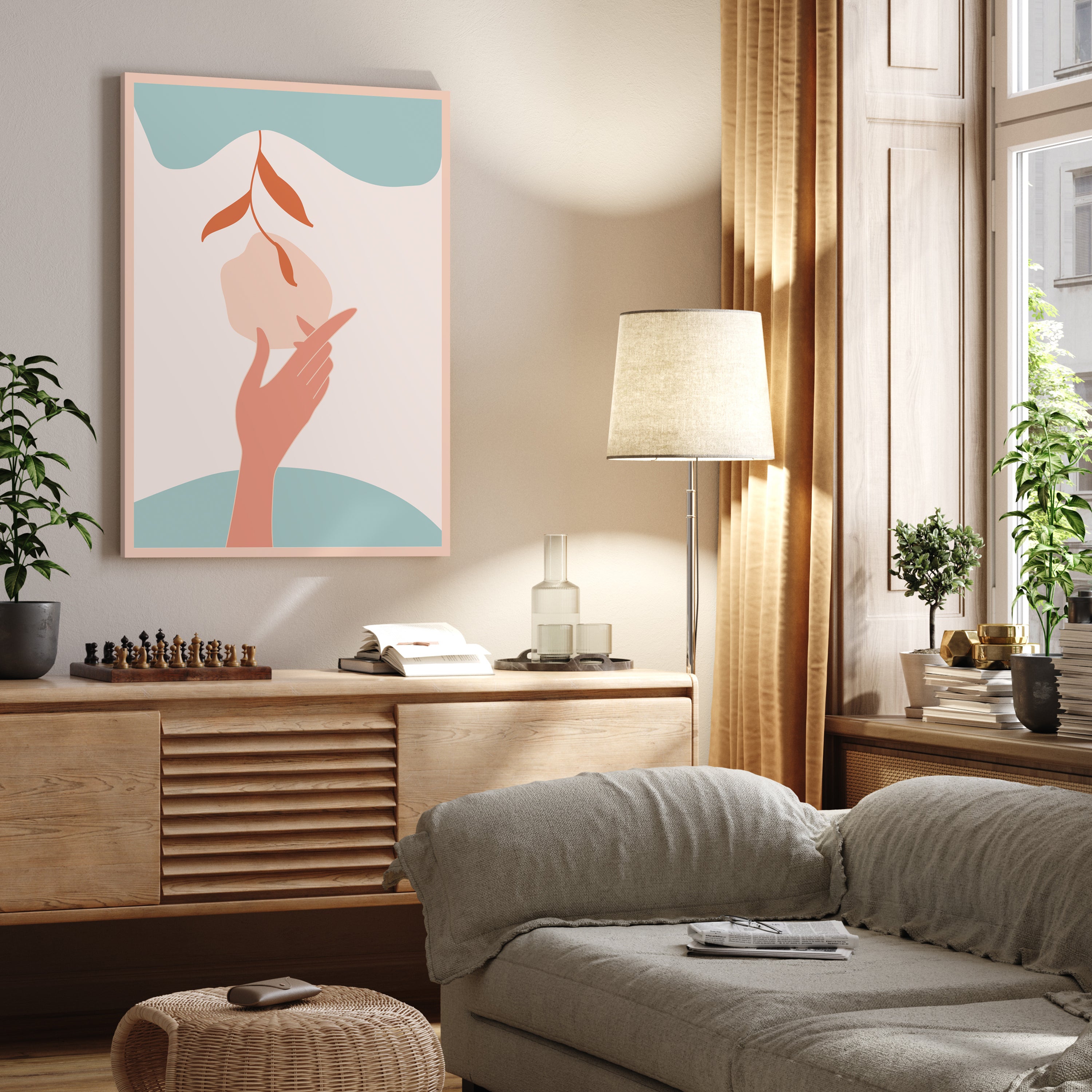 Leinwandbild Minimalismus, Hand, Hochformat M0656 kaufen - Bild 2 Leinwandbild Minimalismus, Hand, Hochformat M0656 kaufen - Bild 2