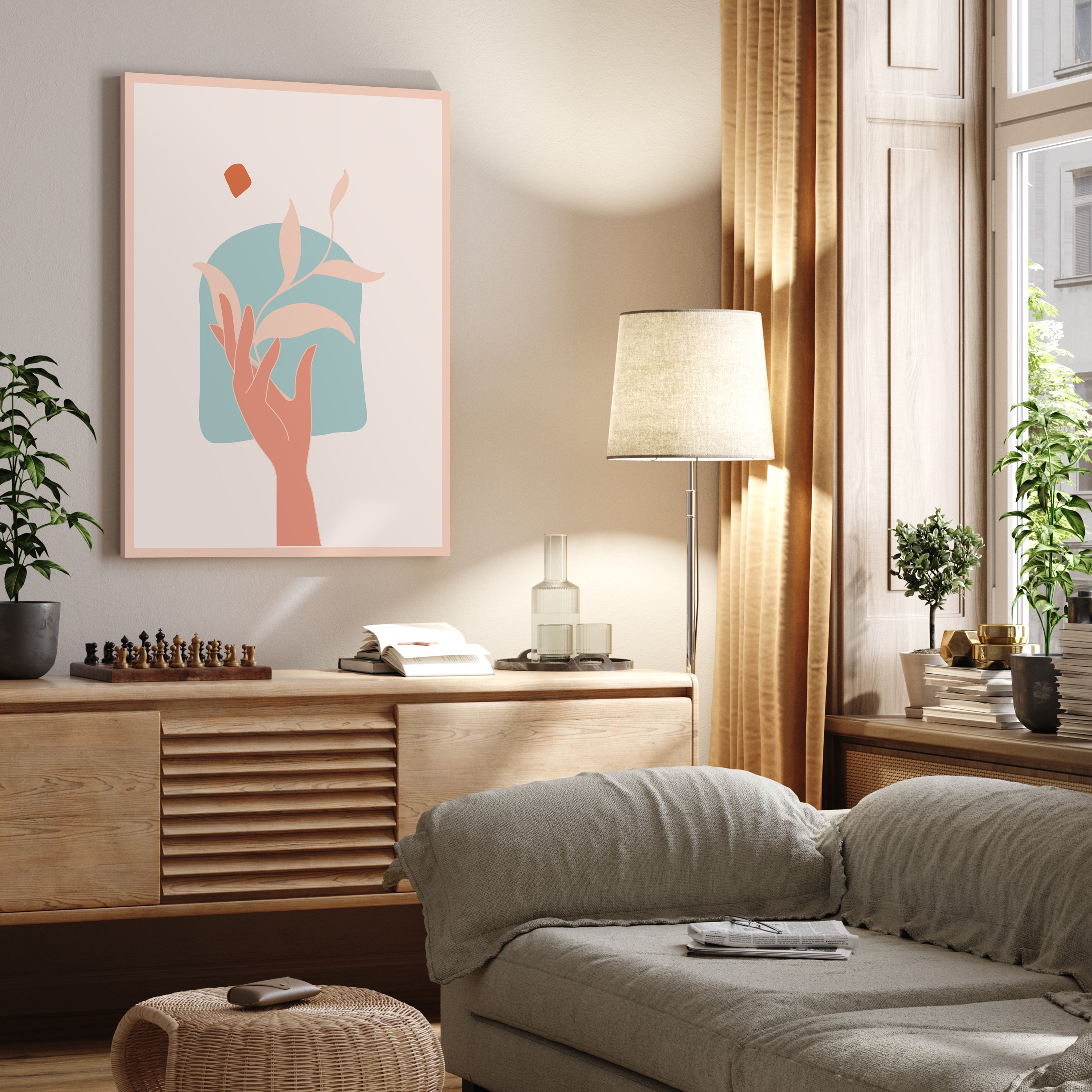 Leinwandbild Minimalismus, Hand, Hochformat M0659 kaufen - Bild 2 Leinwandbild Minimalismus, Hand, Hochformat M0659 kaufen - Bild 2