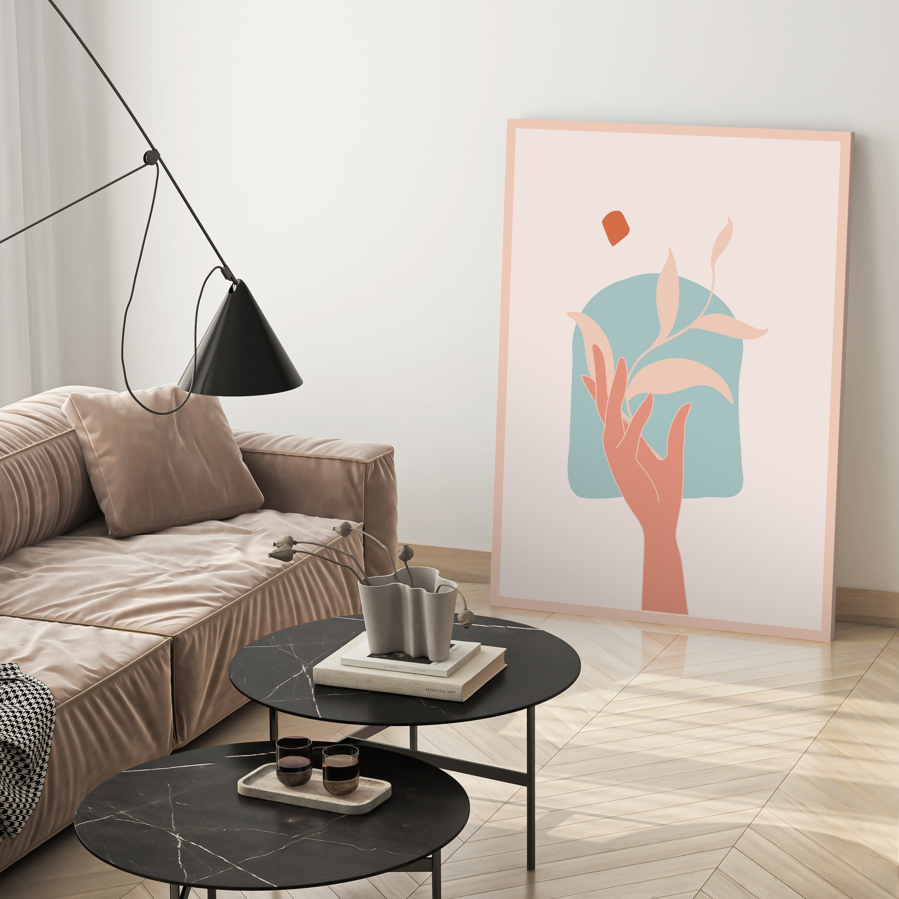 Leinwandbild Minimalismus, Hand, Hochformat M0659 kaufen - Bild 3 Leinwandbild Minimalismus, Hand, Hochformat M0659 kaufen - Bild 3