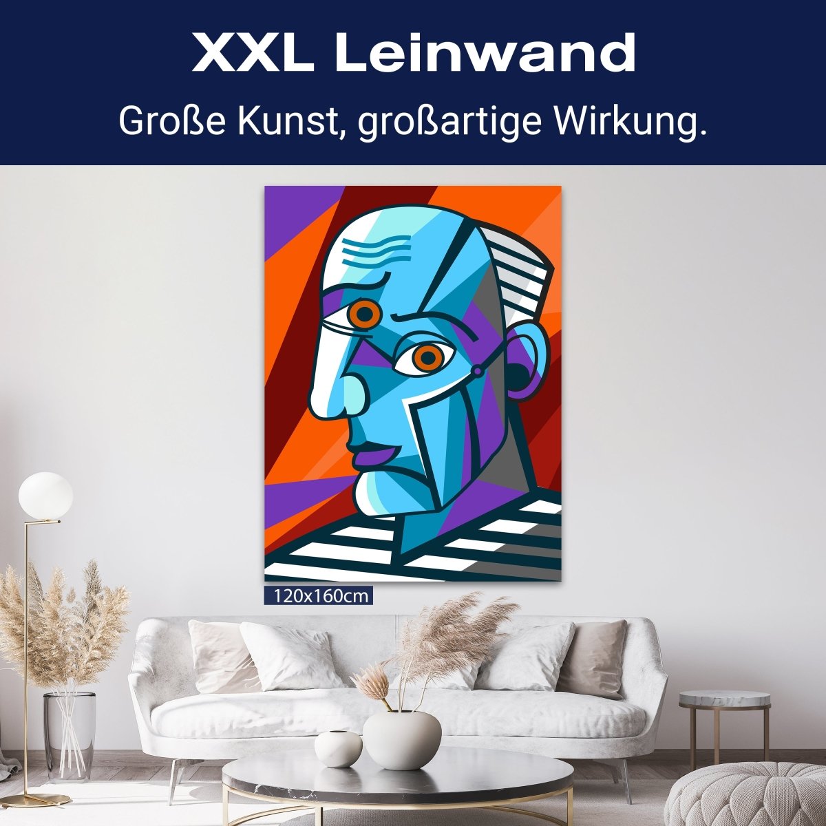 Leinwandbild Malerei, Kopf, Hochformat M0662 kaufen - Bild 9 Leinwandbild Malerei, Kopf, Hochformat M0662 kaufen - Bild 9