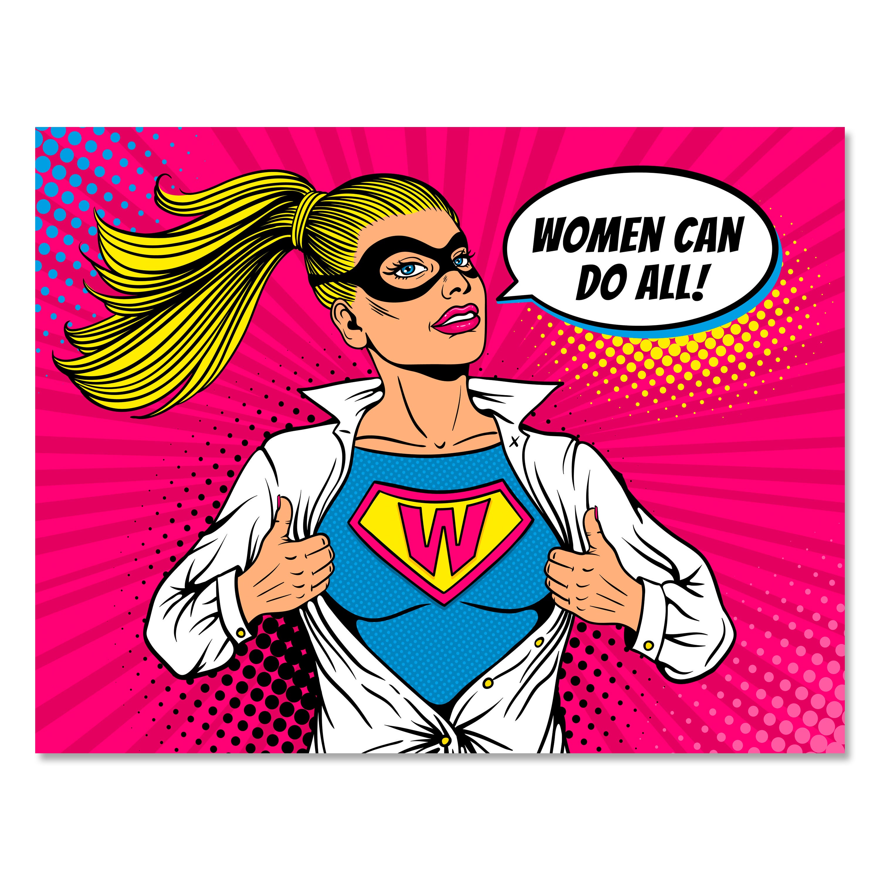 Leinwandbild Pop Art Stil, Frau, Hochformat M0664 kaufen - Bild 1 Leinwandbild Pop Art Stil, Frau, Hochformat M0664 kaufen - Bild 1