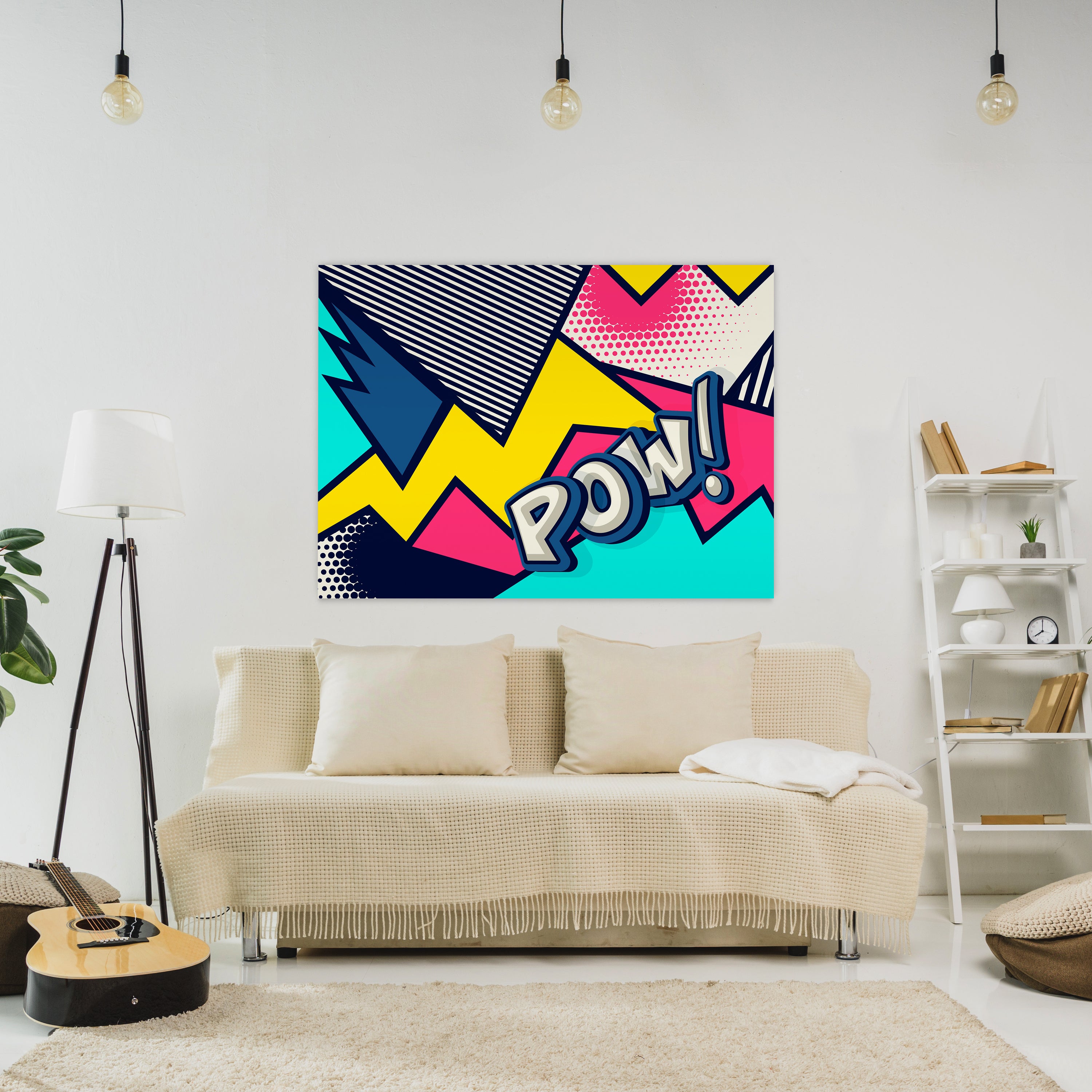 Leinwandbild Pop Art, Pow, Querformat M0675 kaufen - Bild 2 Leinwandbild Pop Art, Pow, Querformat M0675 kaufen - Bild 2