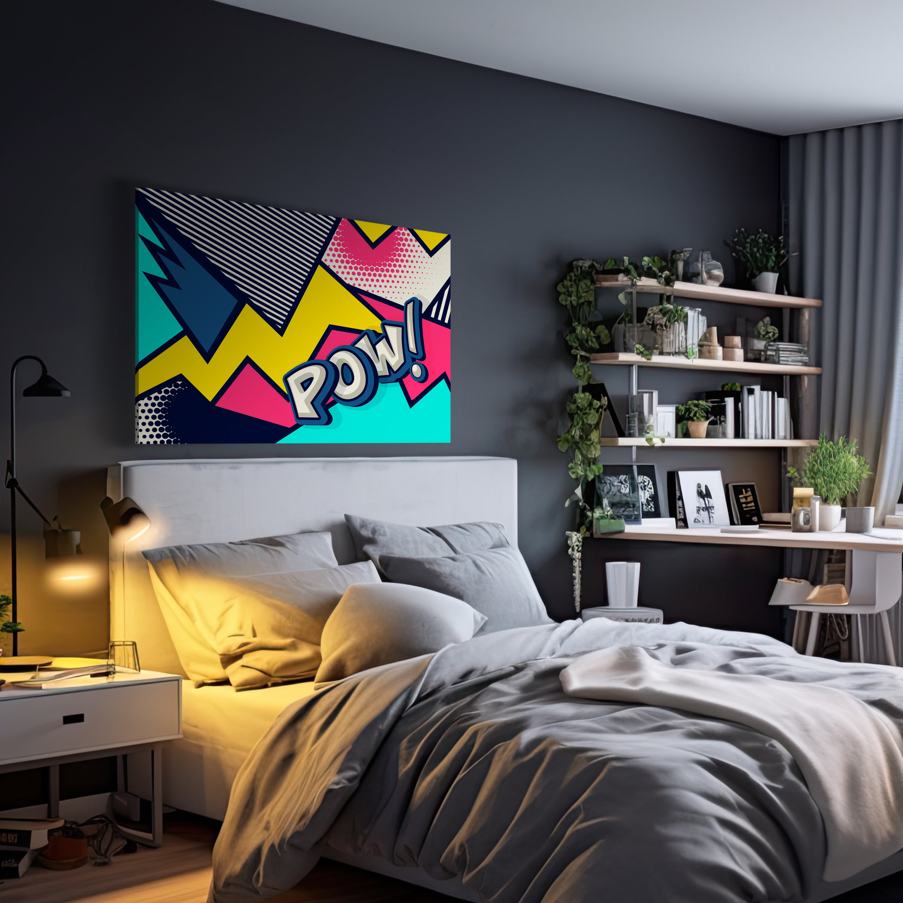 Leinwandbild Pop Art, Pow, Querformat M0675 kaufen - Bild 3 Leinwandbild Pop Art, Pow, Querformat M0675 kaufen - Bild 3