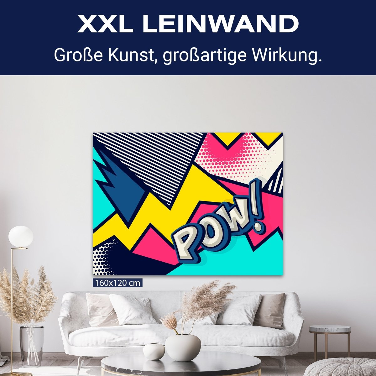 Leinwandbild Pop Art, Pow, Querformat M0675 kaufen - Bild 9 Leinwandbild Pop Art, Pow, Querformat M0675 kaufen - Bild 9