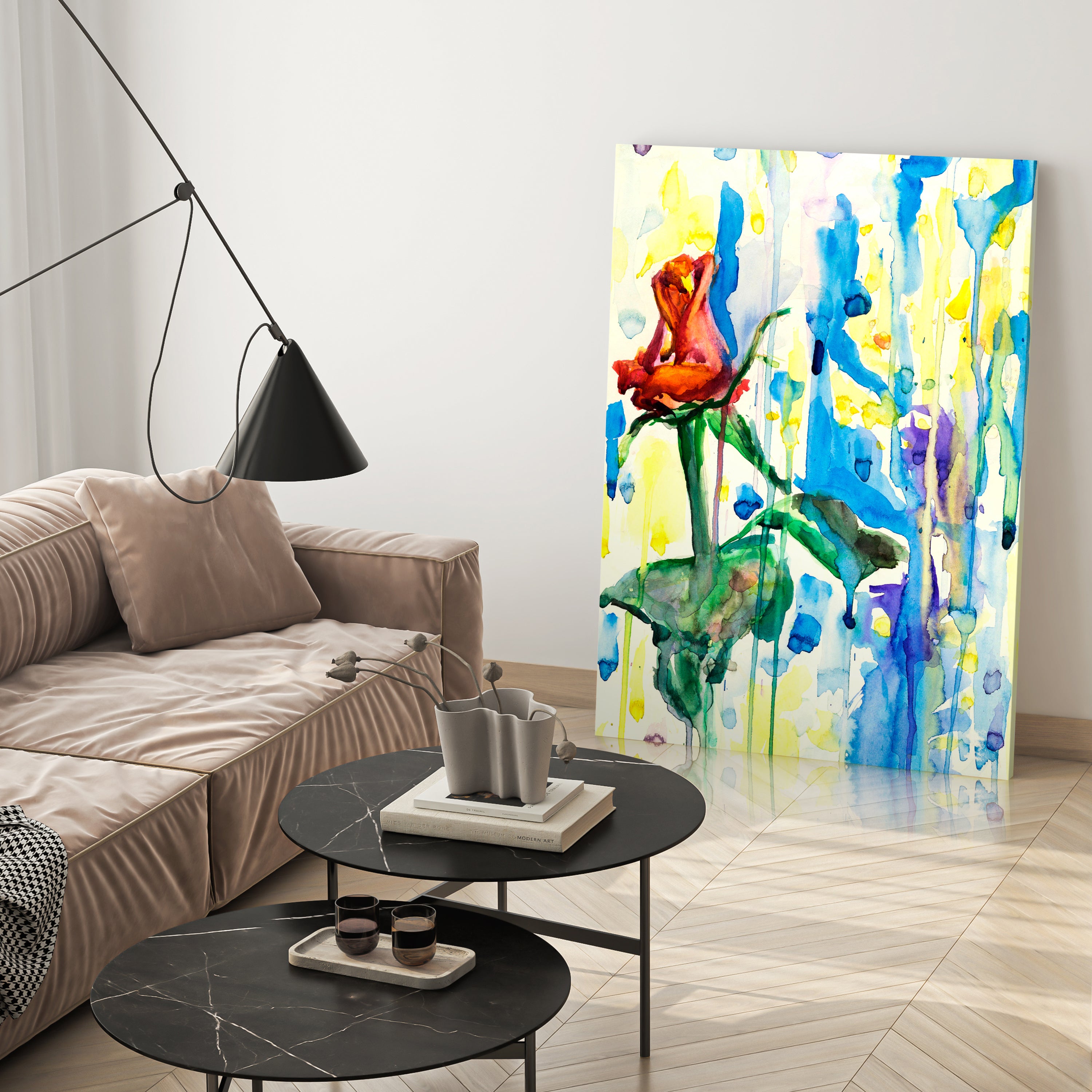 Leinwandbild Malerei, Blumen, Hochformat M0685 kaufen - Bild 3 Leinwandbild Malerei, Blumen, Hochformat M0685 kaufen - Bild 3