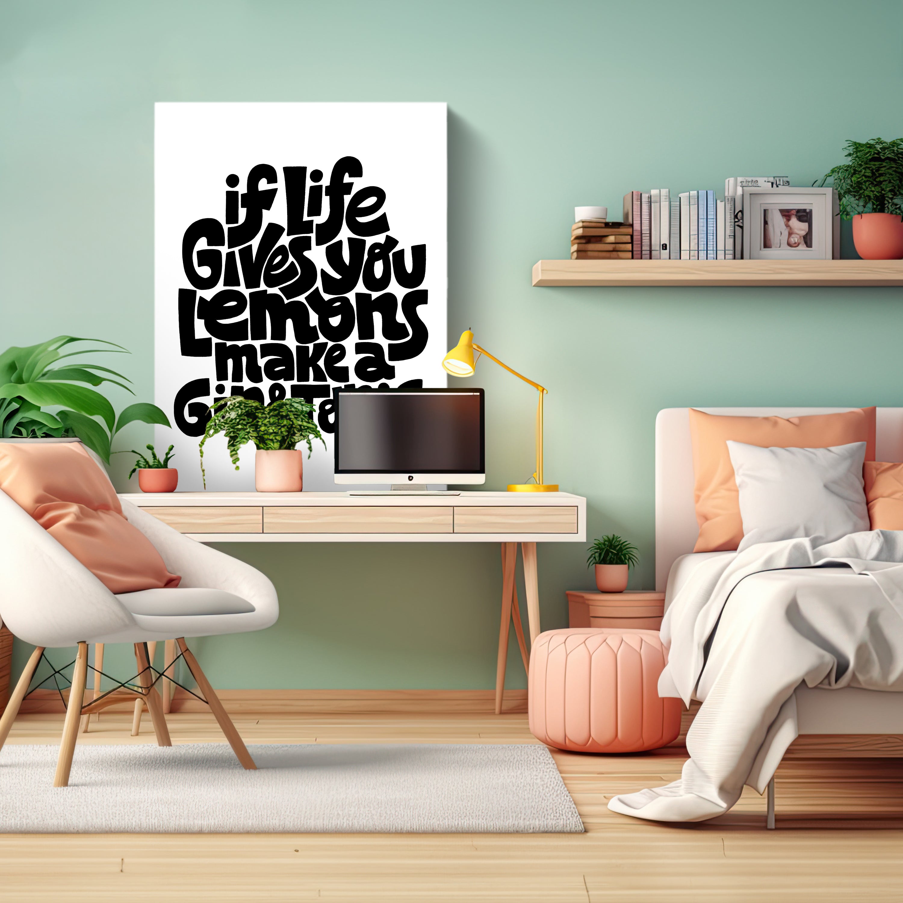 Leinwandbild Spruch, Gin Tonic, Hochformat M0688 kaufen - Bild 3 Leinwandbild Spruch, Gin Tonic, Hochformat M0688 kaufen - Bild 3