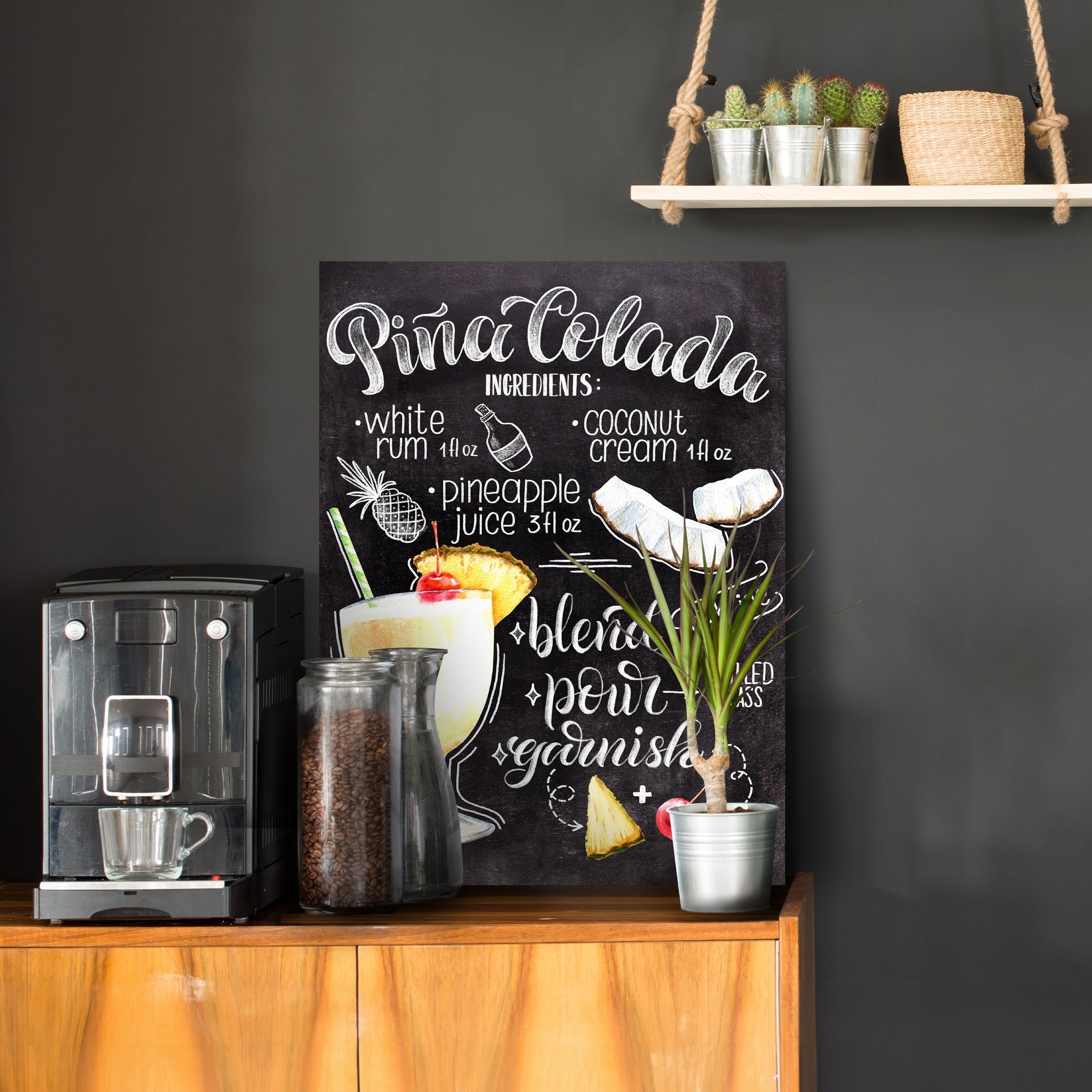 Leinwandbild Essen & Trinken, Pina Colada, Hochformat M0691 kaufen - Bild 2 Leinwandbild Essen & Trinken, Pina Colada, Hochformat M0691 kaufen - Bild 2