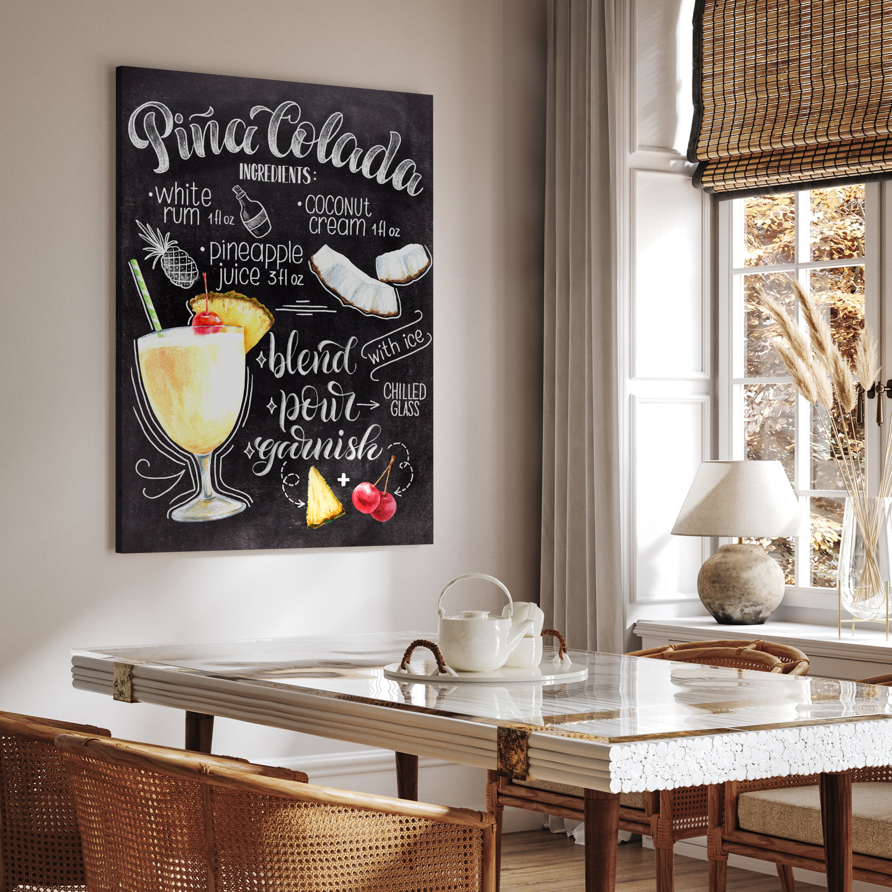 Leinwandbild Essen & Trinken, Pina Colada, Hochformat M0691 kaufen - Bild 3 Leinwandbild Essen & Trinken, Pina Colada, Hochformat M0691 kaufen - Bild 3