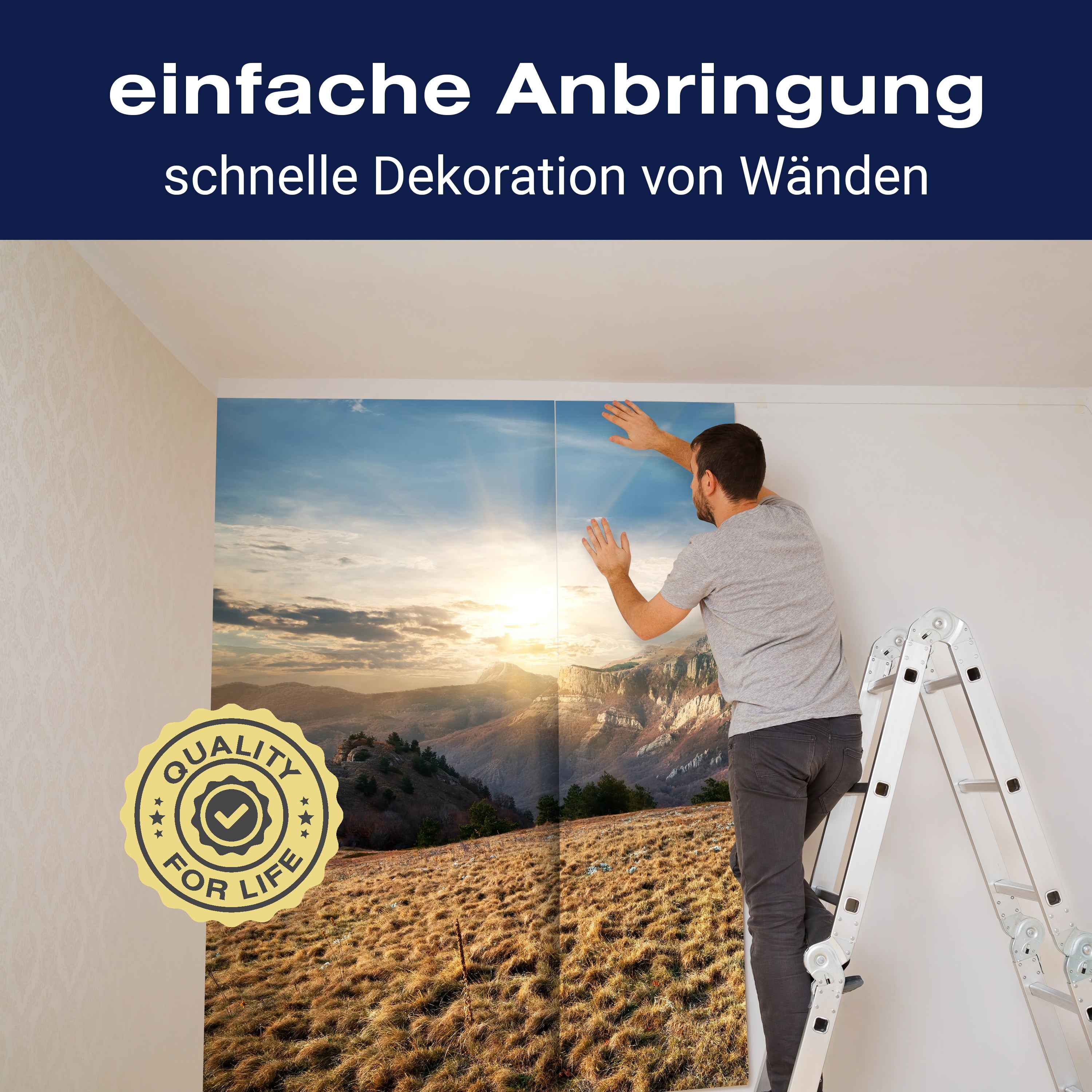 Fototapete Landschaft Wiese in den Bergen M0691 - Bild 3 Fototapete Landschaft Wiese in den Bergen M0691 - Bild 3