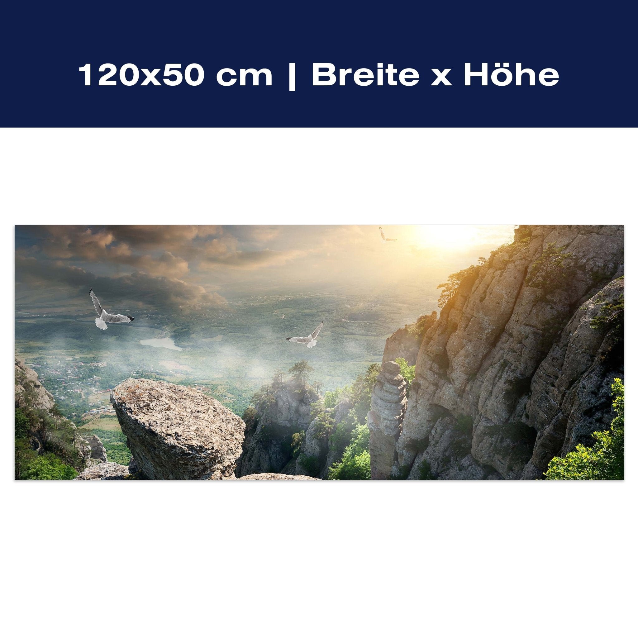 Leinwandbild Blick auf die Berge M0692 Leinwandbild Blick auf die Berge M0692