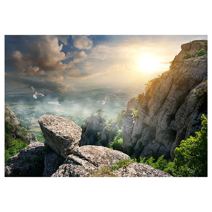 Fototapete Blick auf die Berge M0692 - Bild 2 Fototapete Blick auf die Berge M0692 - Bild 2