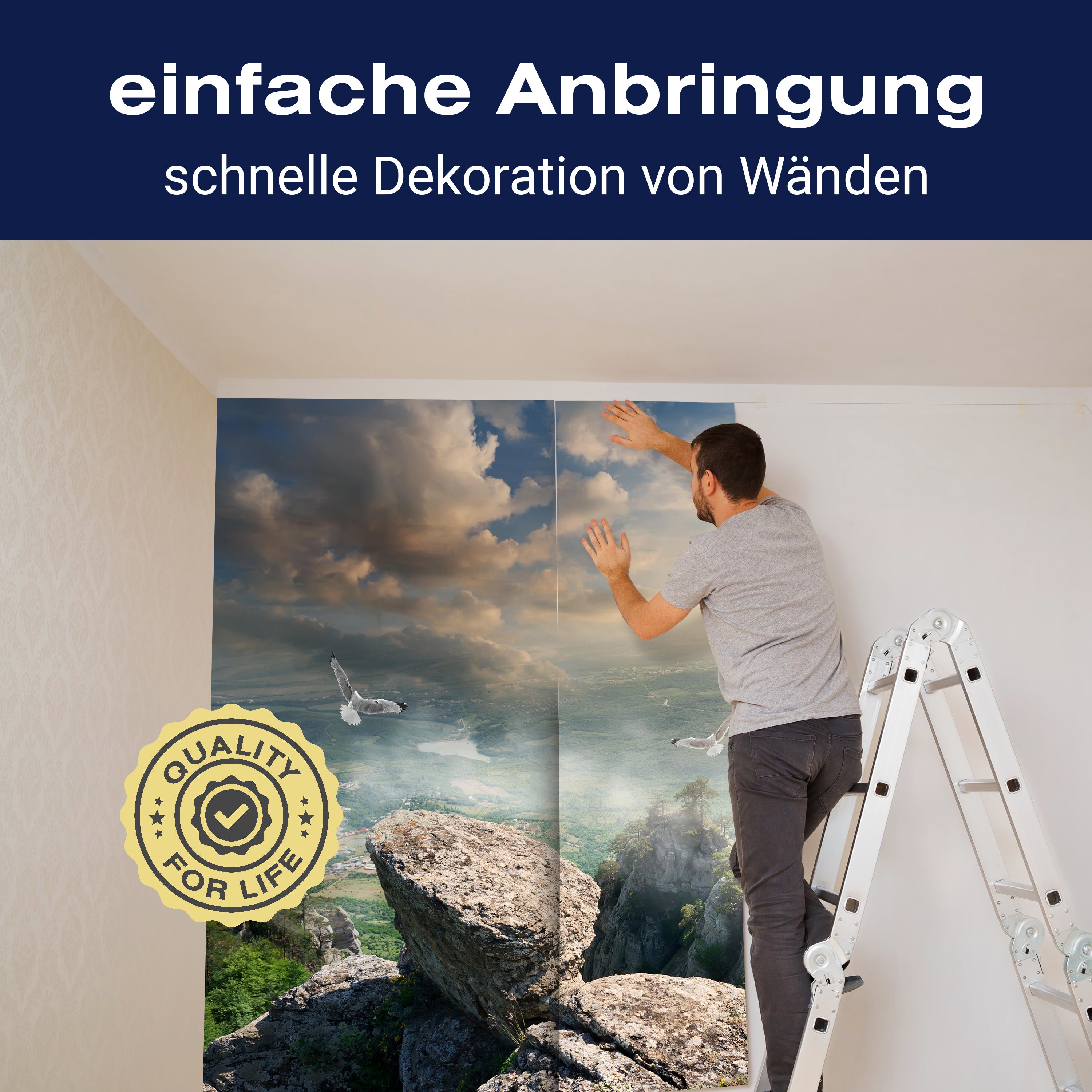 Fototapete Blick auf die Berge M0692 - Bild 3 Fototapete Blick auf die Berge M0692 - Bild 3