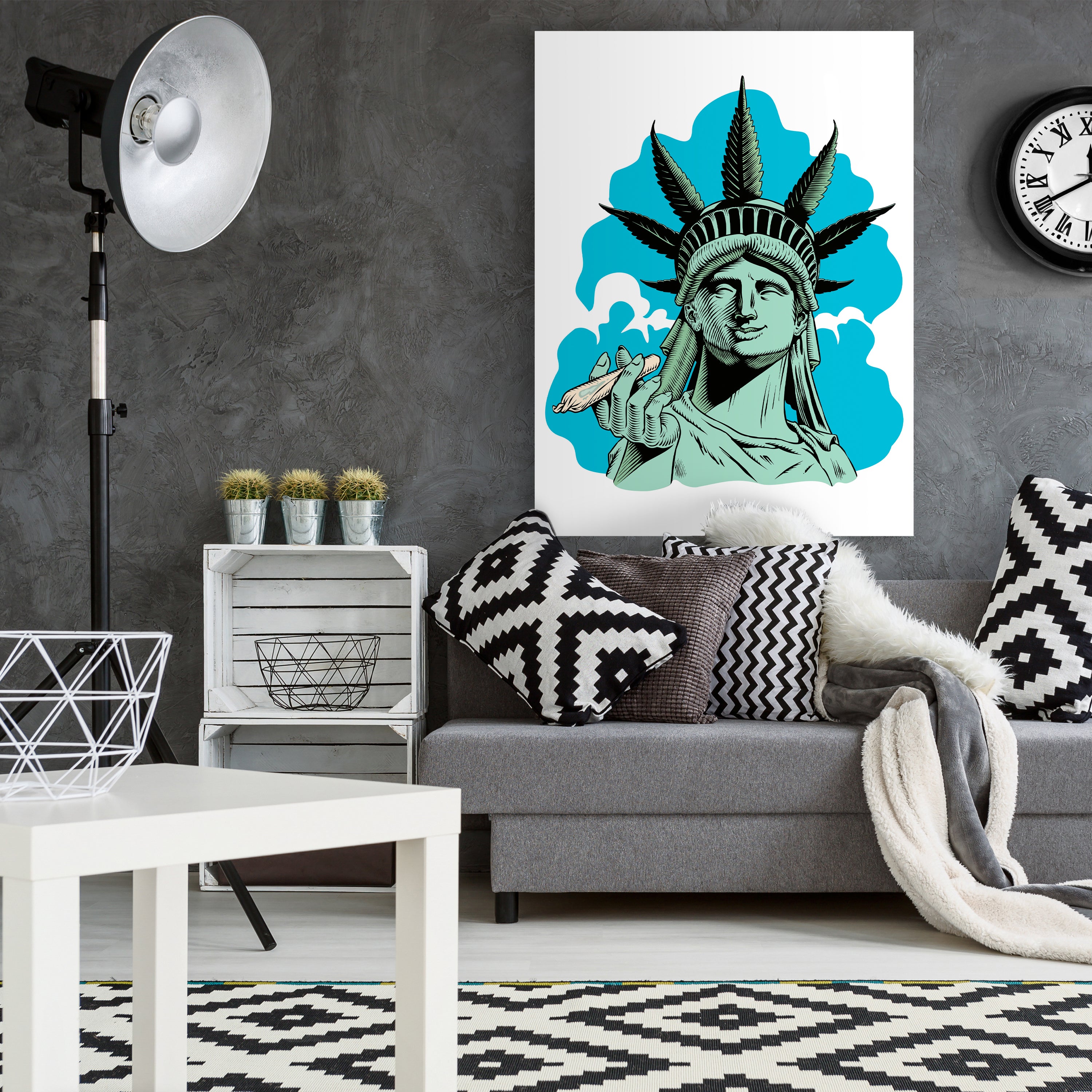 Leinwandbild Digital Art, Freiheitsstatue, Hochformat M0693 kaufen - Bild 2 Leinwandbild Digital Art, Freiheitsstatue, Hochformat M0693 kaufen - Bild 2