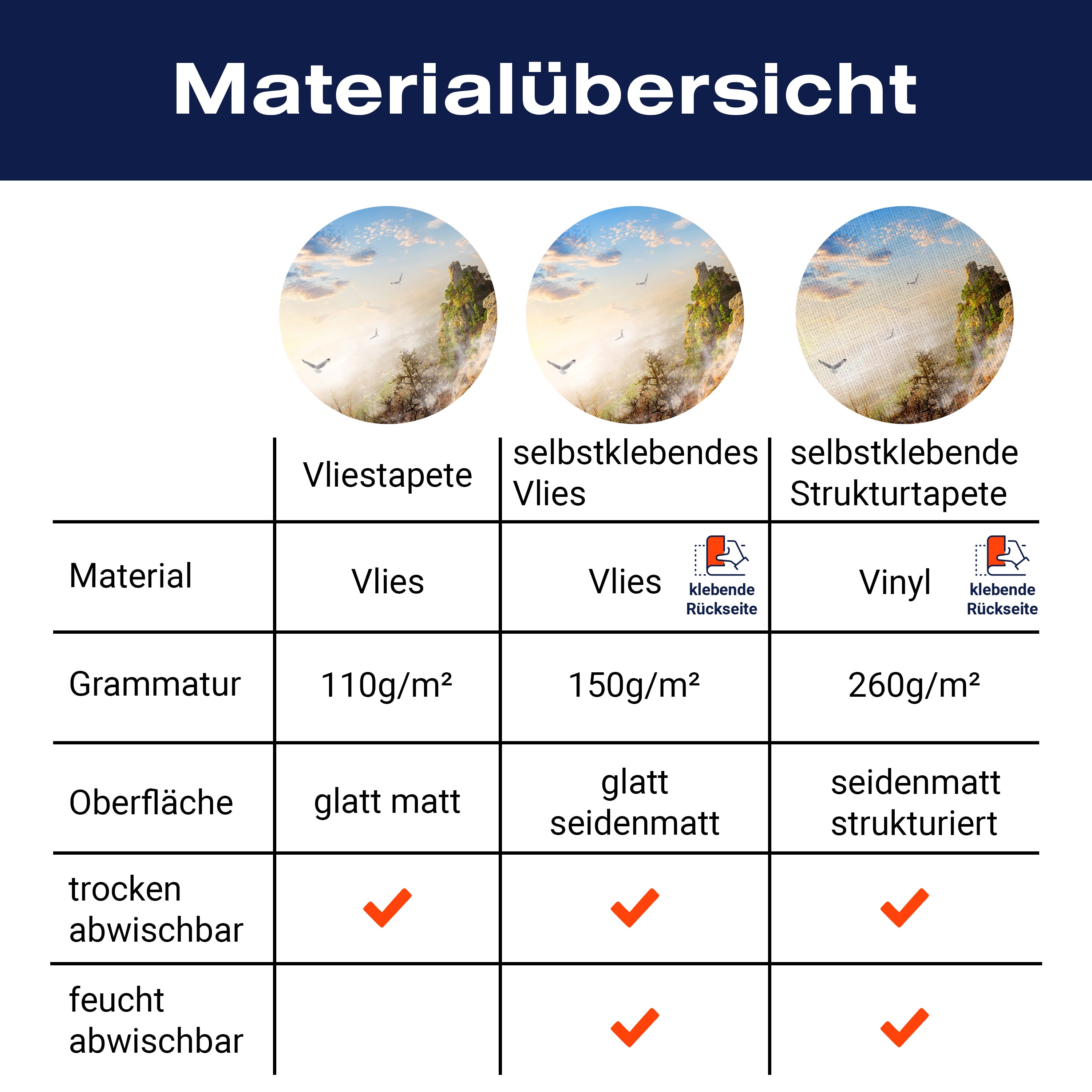 Fototapete Vögel über Klippen M0693 - Bild 8 Fototapete Vögel über Klippen M0693 - Bild 8