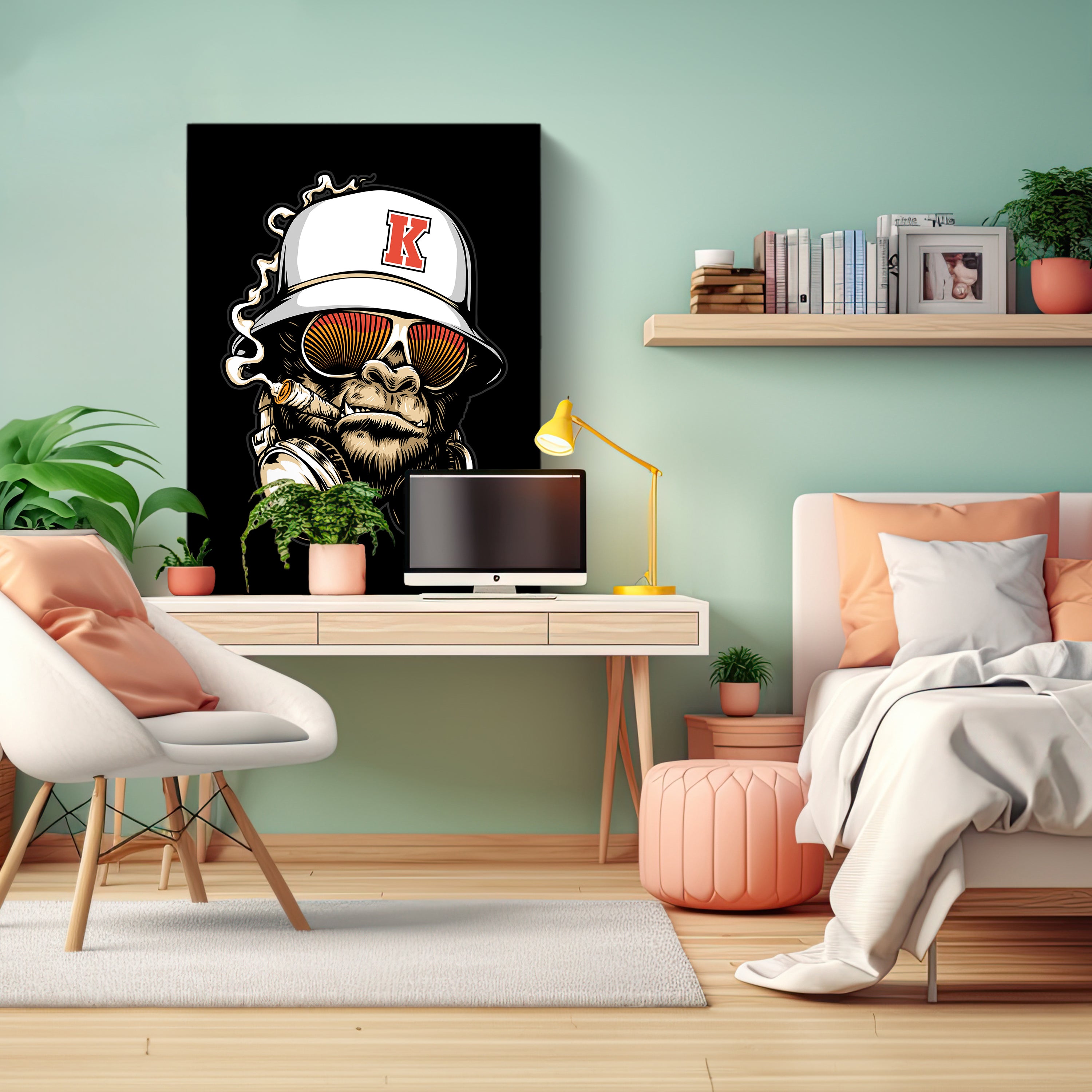 Leinwandbild Digital Art, Affe, Hochformat M0694 kaufen - Bild 3 Leinwandbild Digital Art, Affe, Hochformat M0694 kaufen - Bild 3