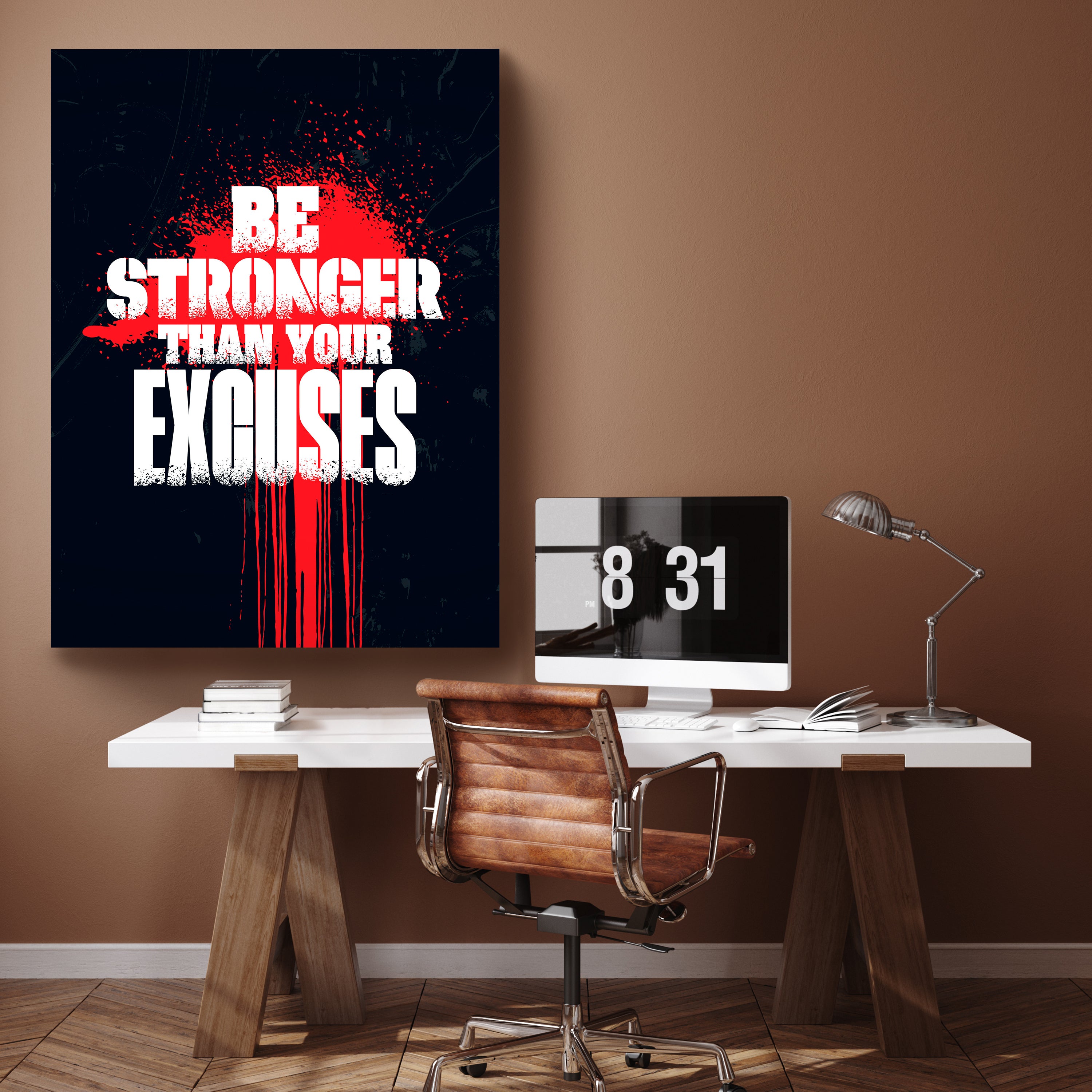 Leinwandbild Spruch, Be Stronger, Hochformat M0695 kaufen - Bild 2 Leinwandbild Spruch, Be Stronger, Hochformat M0695 kaufen - Bild 2