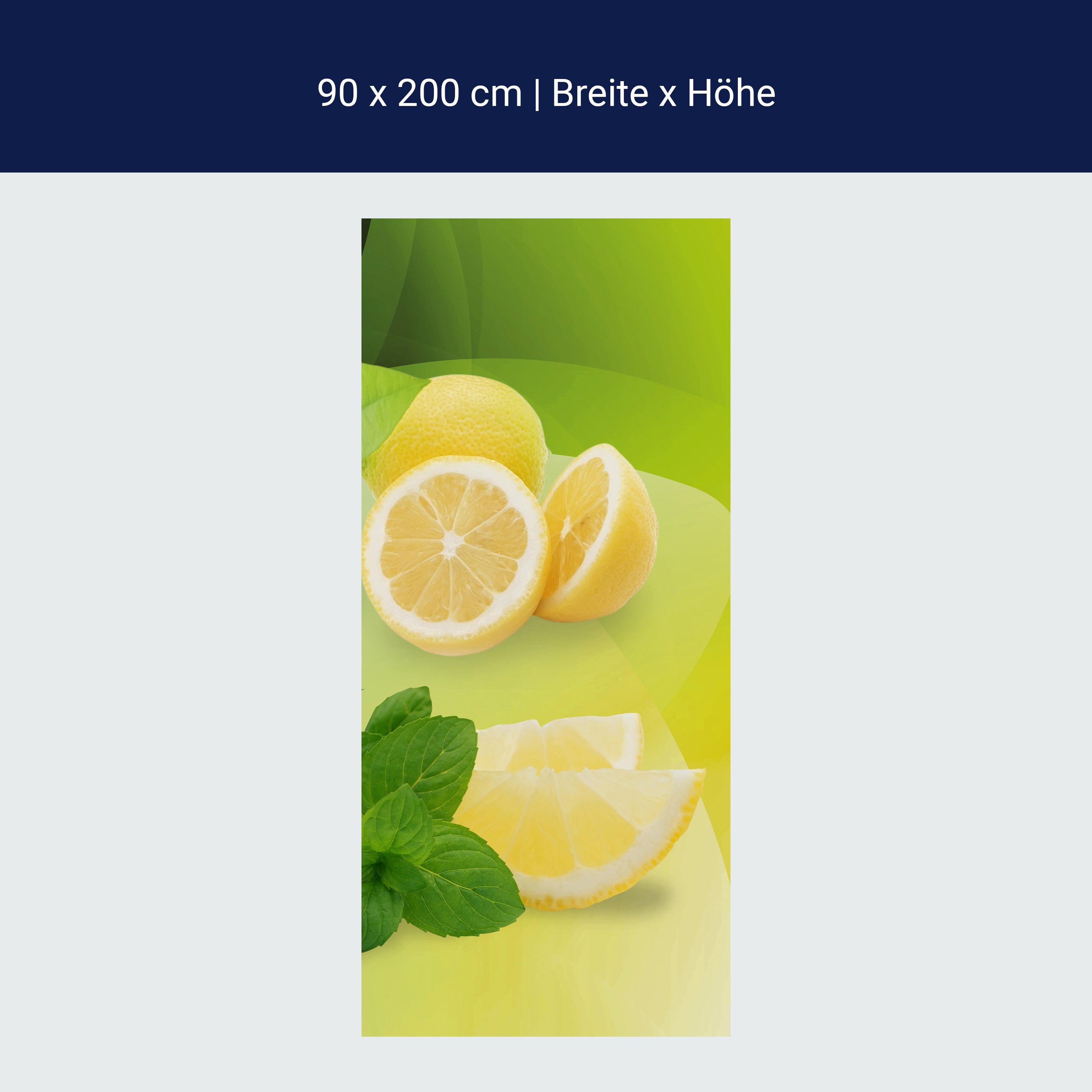 Türtapete Zitronen M0700 Türtapete Zitronen M0700