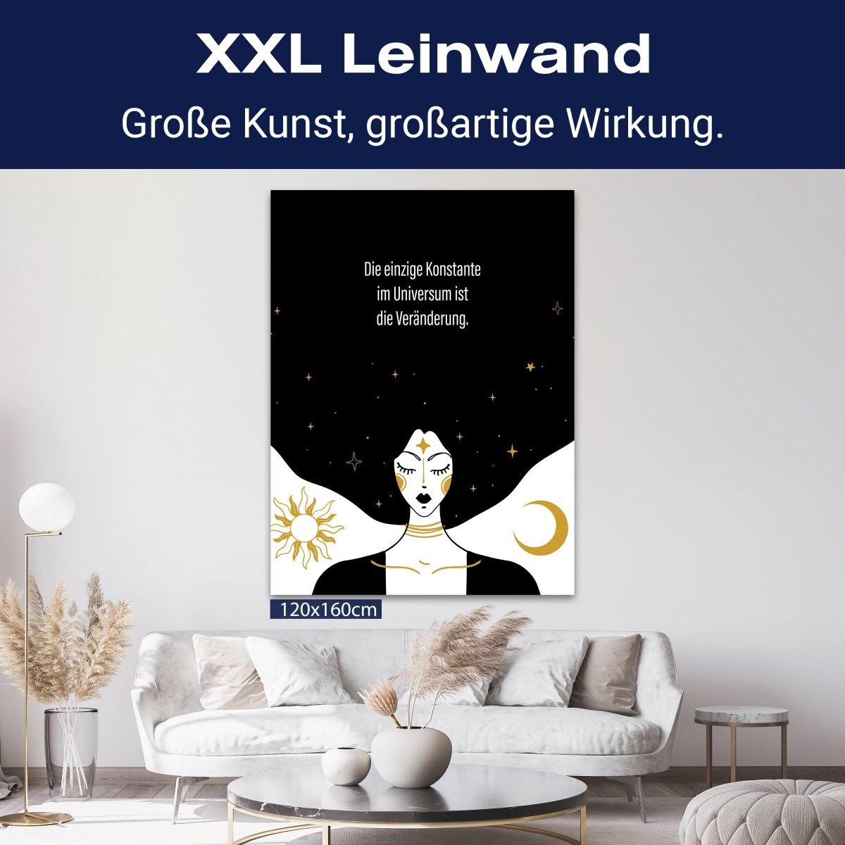 Leinwandbild Spruch, Die einzige Konstante, Hochformat M0701 kaufen - Bild 9 Leinwandbild Spruch, Die einzige Konstante, Hochformat M0701 kaufen - Bild 9