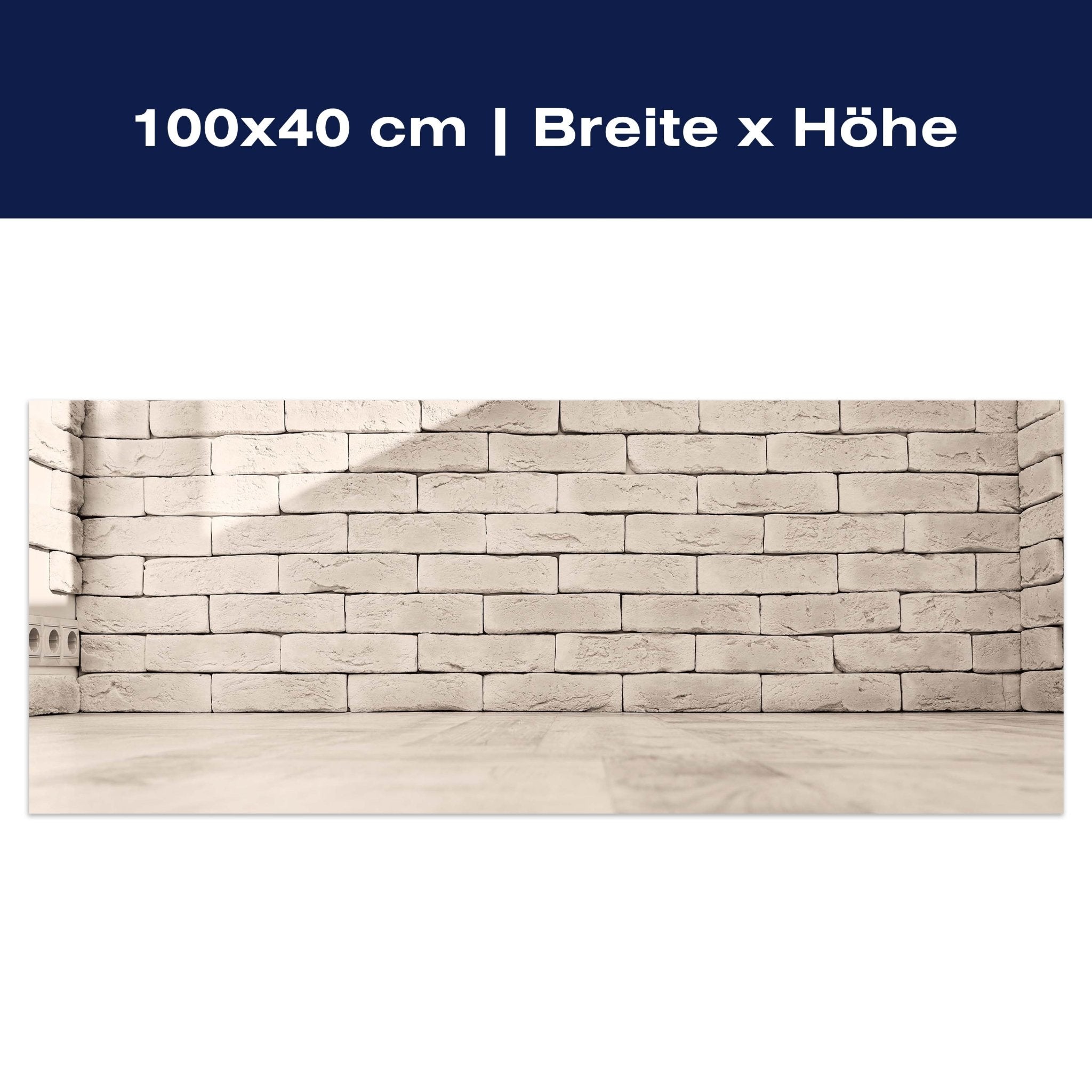 Leinwandbild Vintage weisse Mauer M0702 Leinwandbild Vintage weisse Mauer M0702