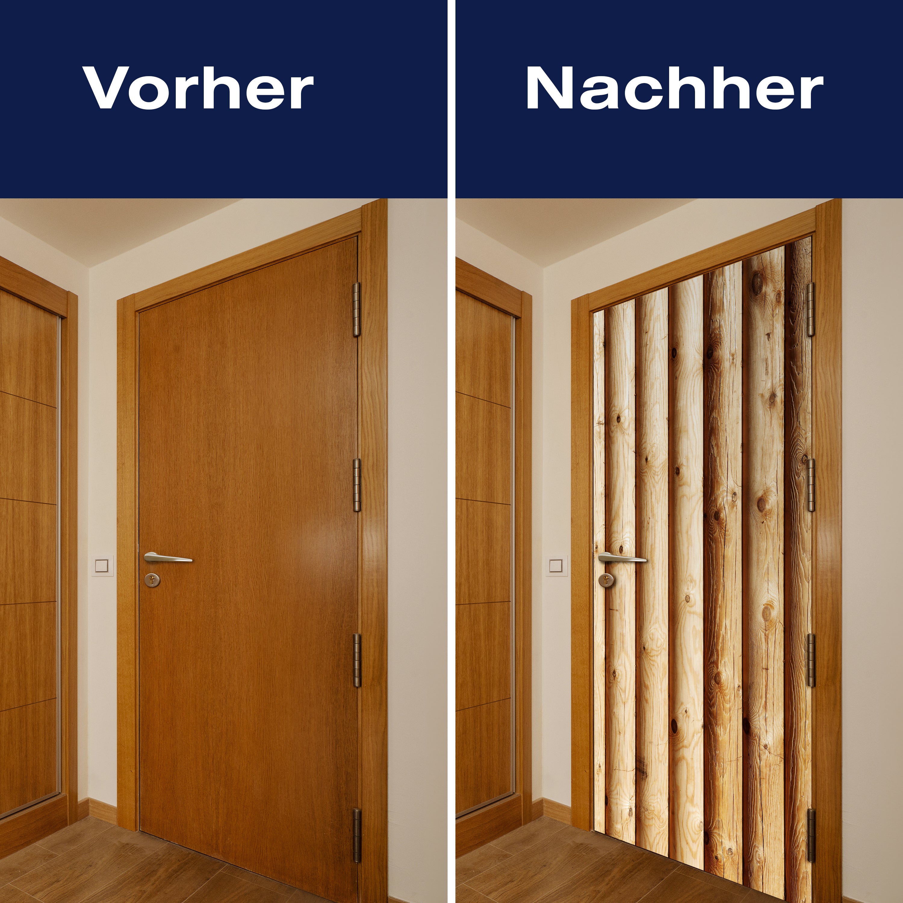 Türtapete Rustik Holzwand M0704 - Bild 10 Türtapete Rustik Holzwand M0704 - Bild 10