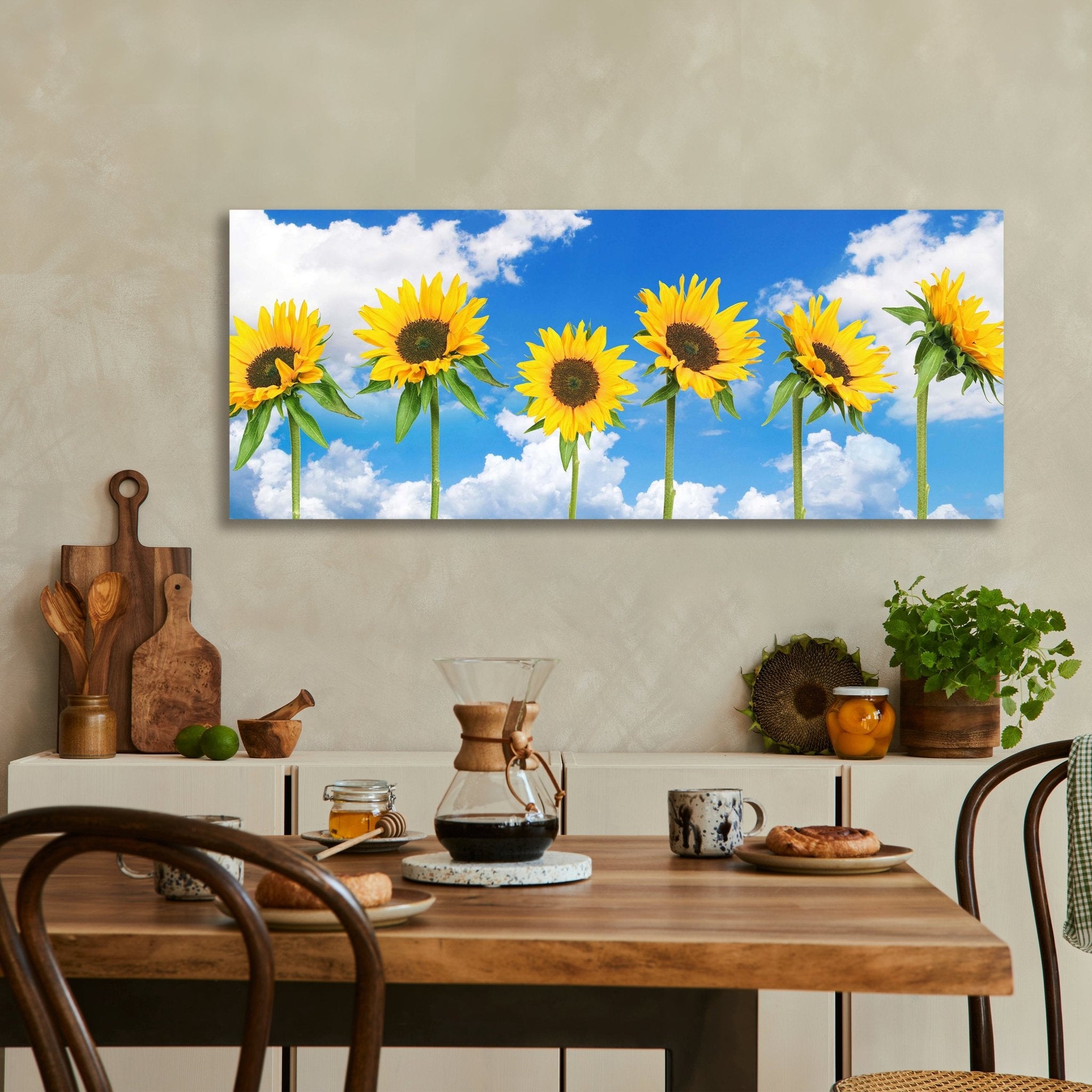 Leinwandbild Sonnenblumen M0705 kaufen - Bild 3 Leinwandbild Sonnenblumen M0705 kaufen - Bild 3