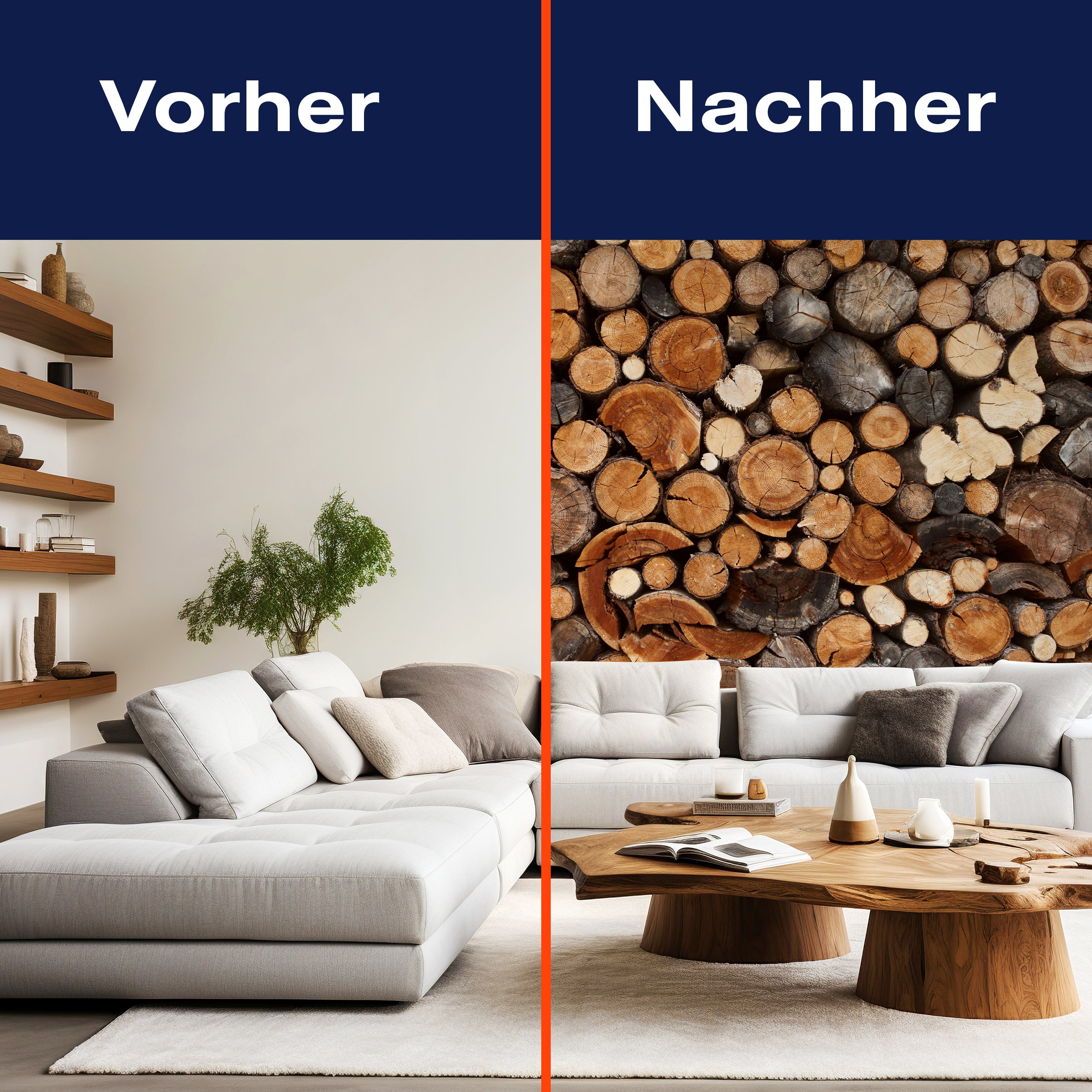 Fototapete Holz Holzoptik Holzstapel M0706 - Bild 9 Fototapete Holz Holzoptik Holzstapel M0706 - Bild 9