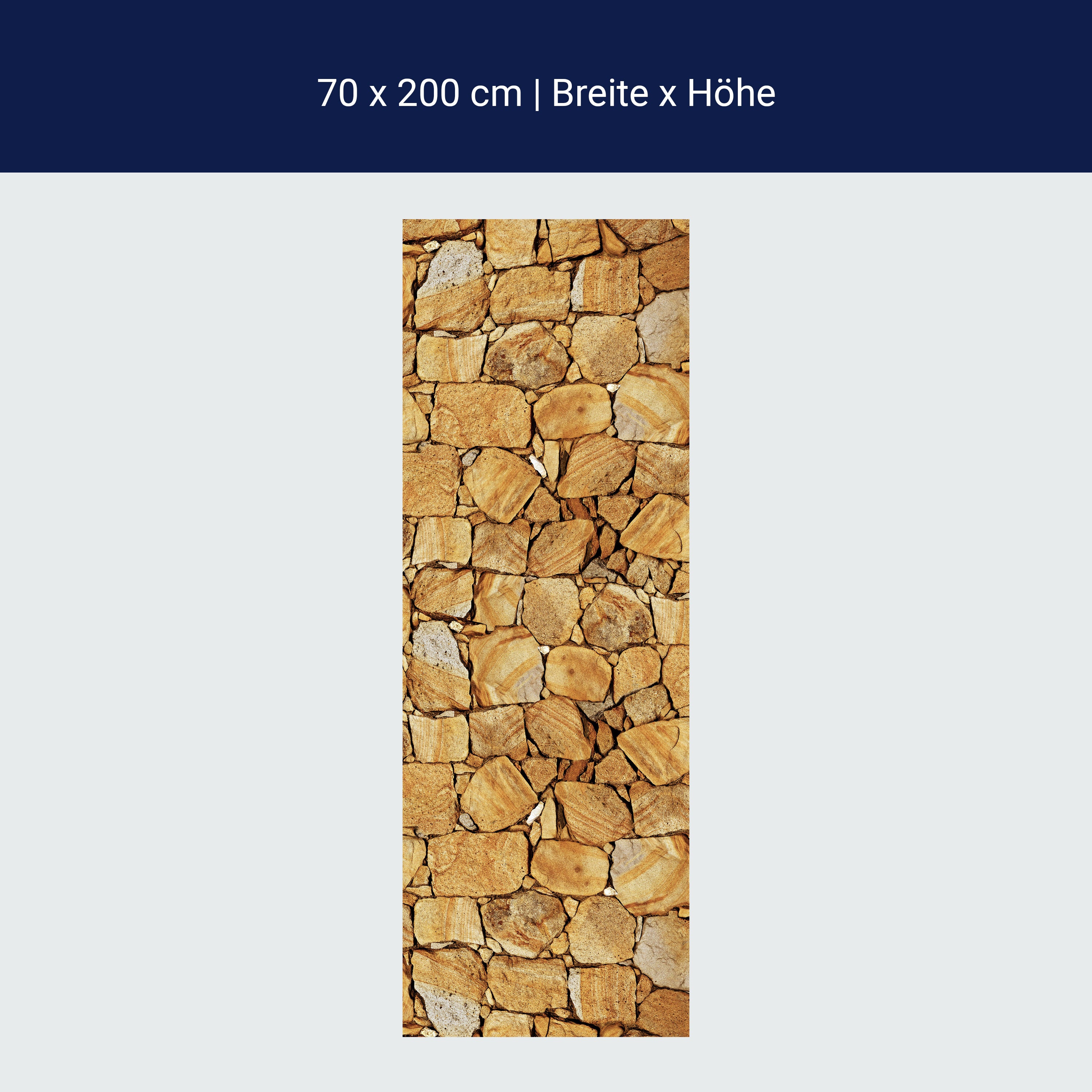 Türtapete Steinmauer M0707 Türtapete Steinmauer M0707