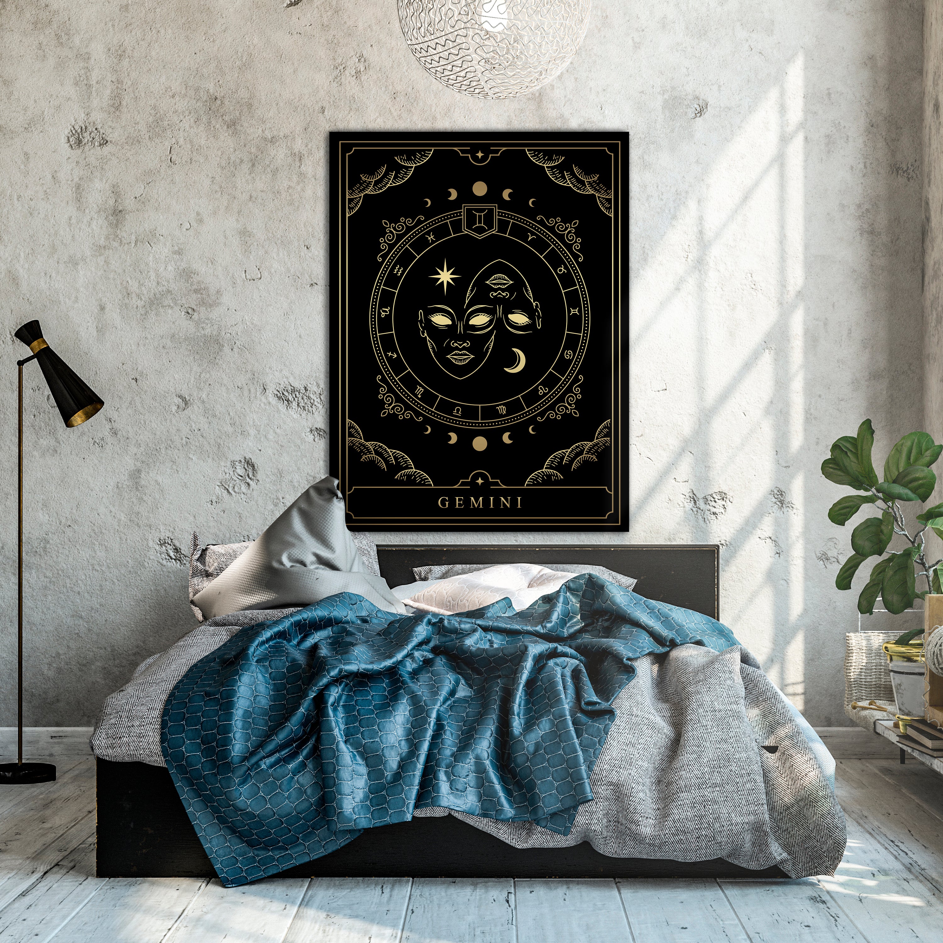 Leinwandbild Sternzeichen, Zwilling, Hochformat M0708 kaufen - Bild 2 Leinwandbild Sternzeichen, Zwilling, Hochformat M0708 kaufen - Bild 2