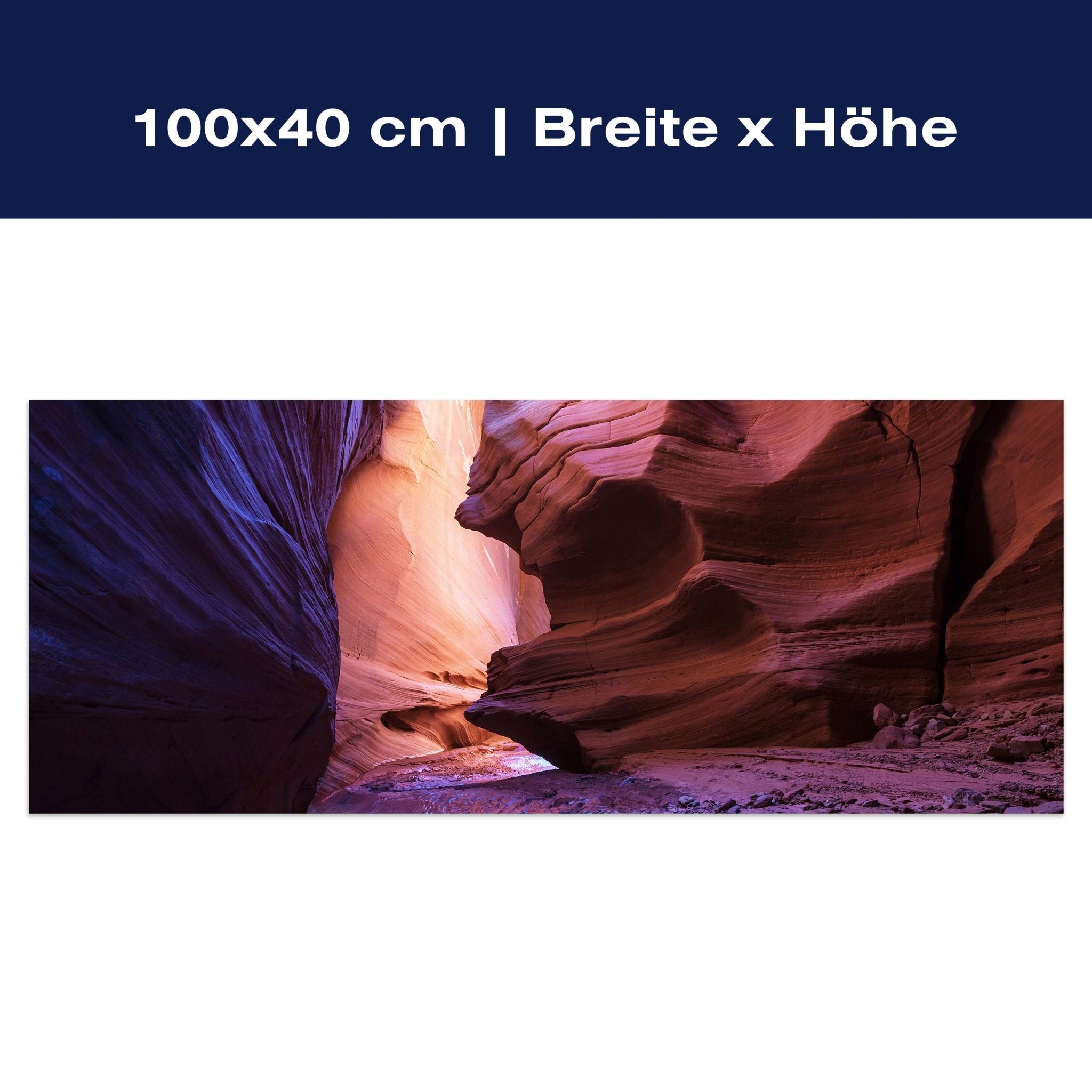 Leinwandbild Slot Canyon im Grand Escalante, USA M0709 Leinwandbild Slot Canyon im Grand Escalante, USA M0709