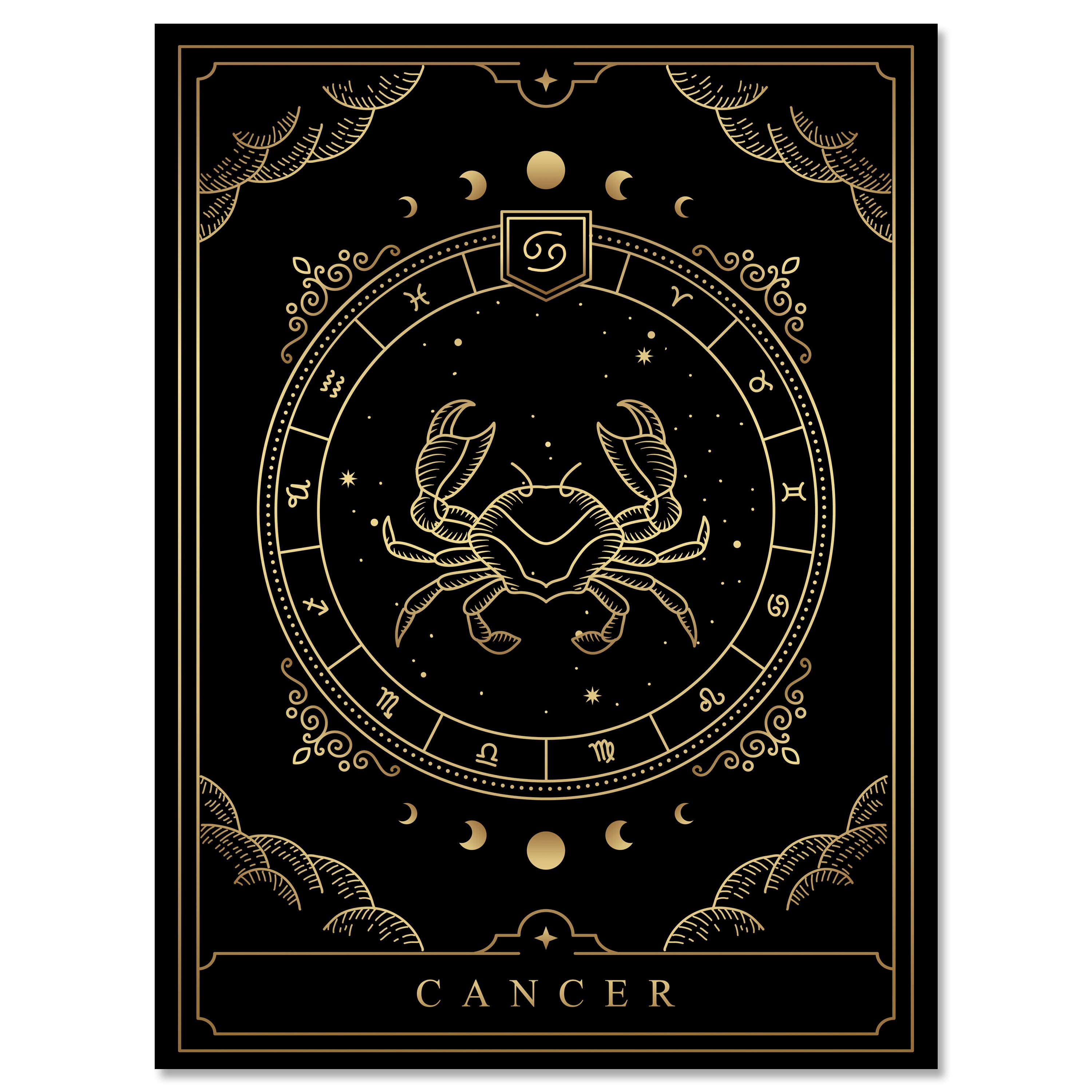 Leinwandbild Sternzeichen, Krebs, Hochformat M0709 kaufen - Bild 1 Leinwandbild Sternzeichen, Krebs, Hochformat M0709 kaufen - Bild 1