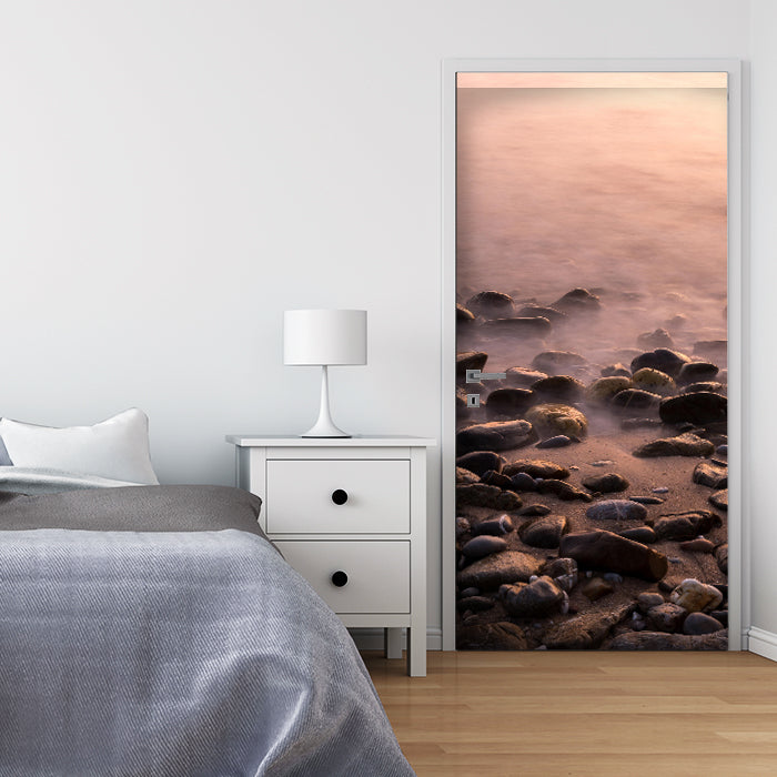 Türtapete Steine und Nebelwasser M0710 - Bild 1 Türtapete Steine und Nebelwasser M0710 - Bild 1