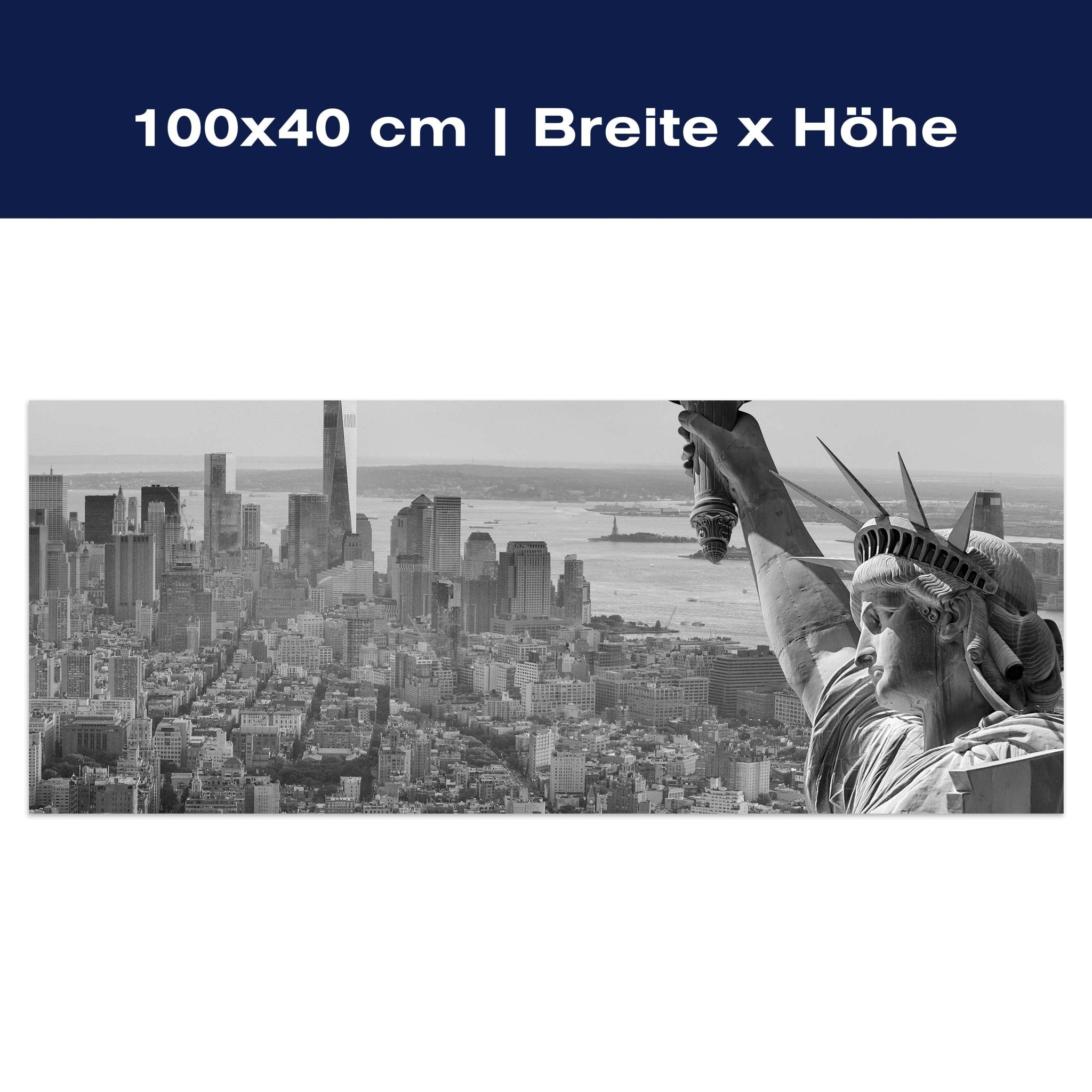 Leinwandbild Manhattan Liberty Statue M0727 Leinwandbild Manhattan Liberty Statue M0727