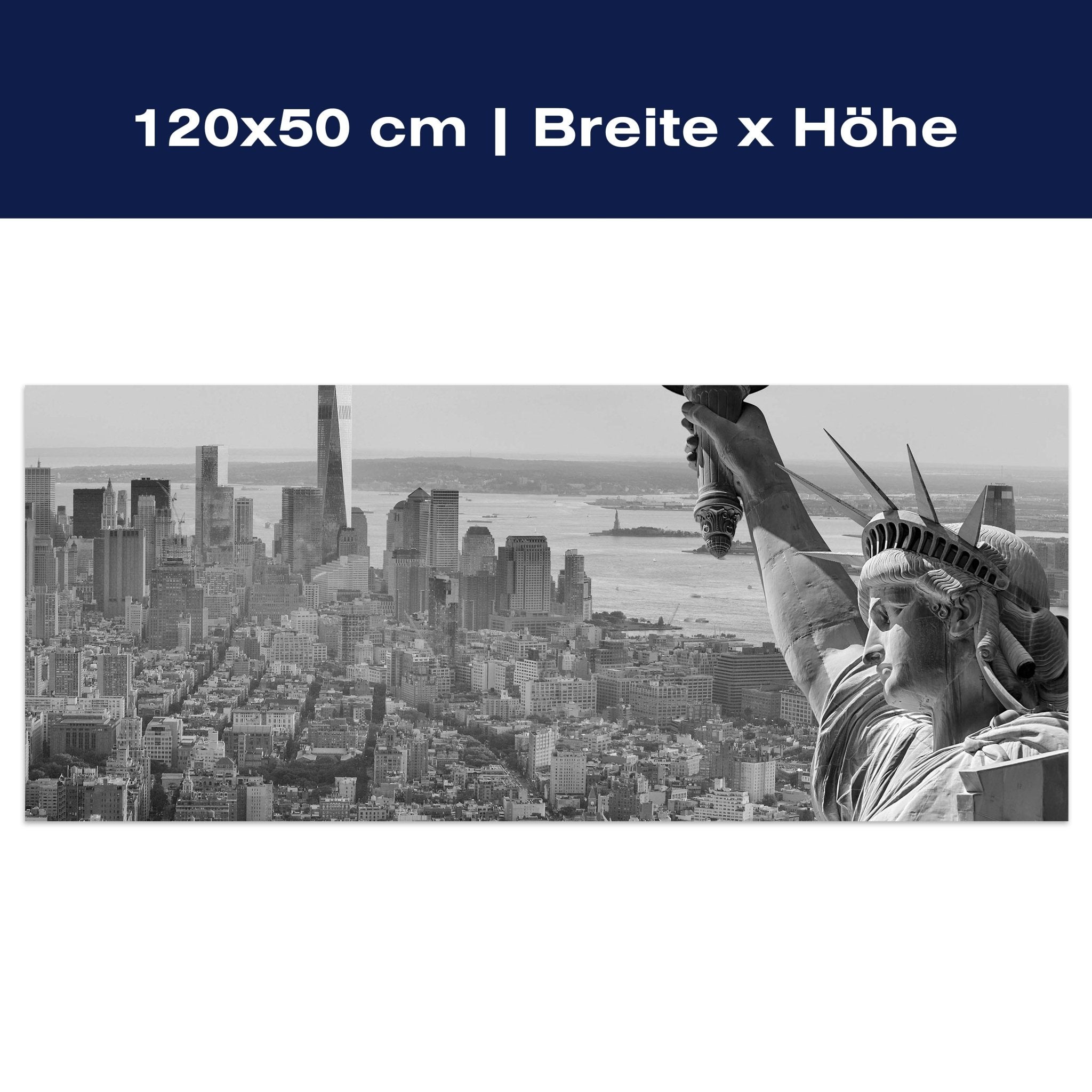 Leinwandbild Manhattan Liberty Statue M0727 Leinwandbild Manhattan Liberty Statue M0727