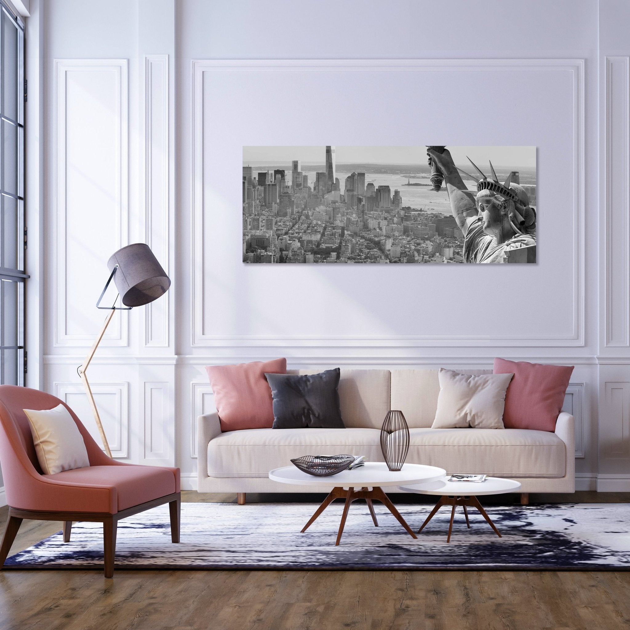 Leinwandbild Manhattan Liberty Statue M0727 kaufen - Bild 2 Leinwandbild Manhattan Liberty Statue M0727 kaufen - Bild 2