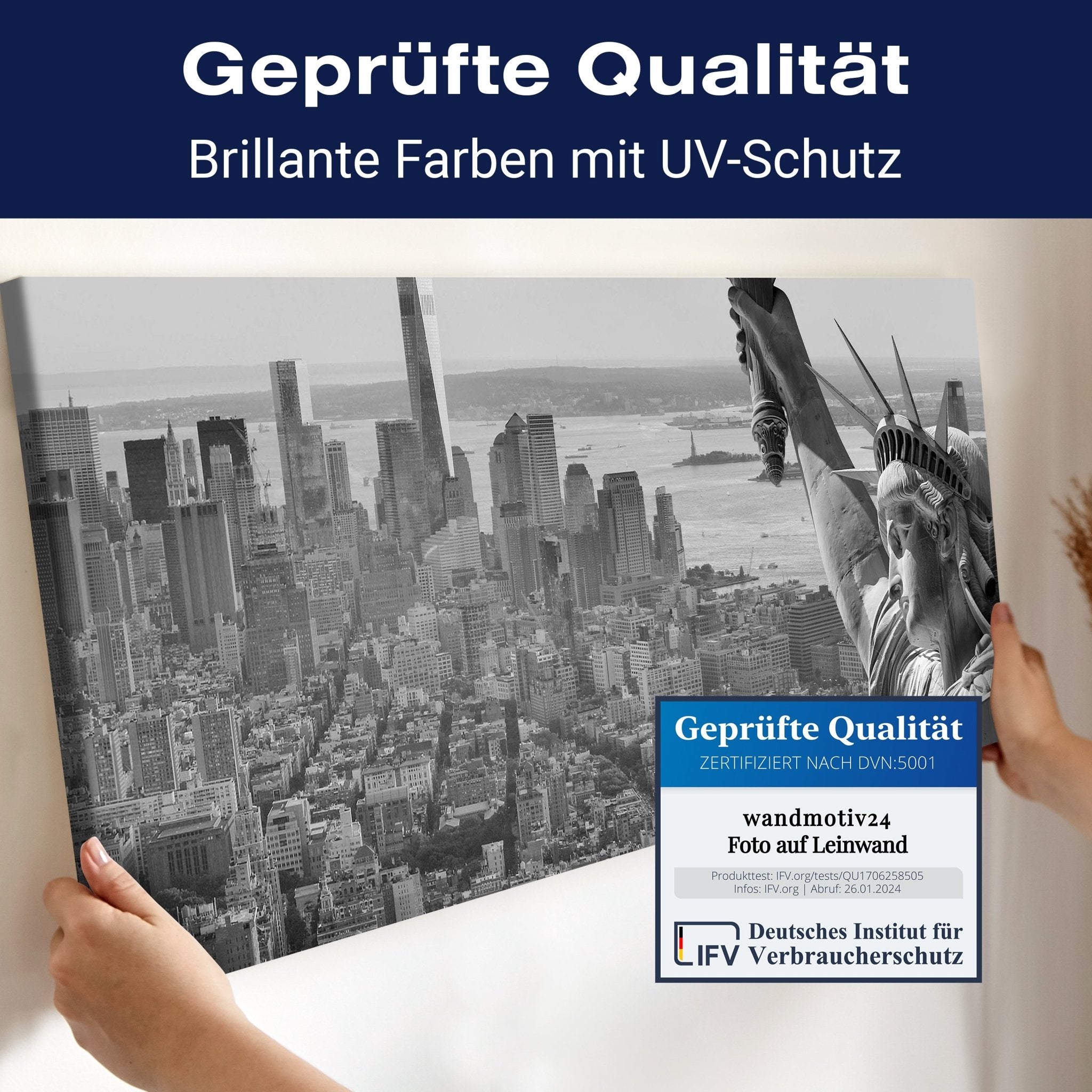 Leinwandbild Manhattan Liberty Statue M0727 kaufen - Bild 4 Leinwandbild Manhattan Liberty Statue M0727 kaufen - Bild 4