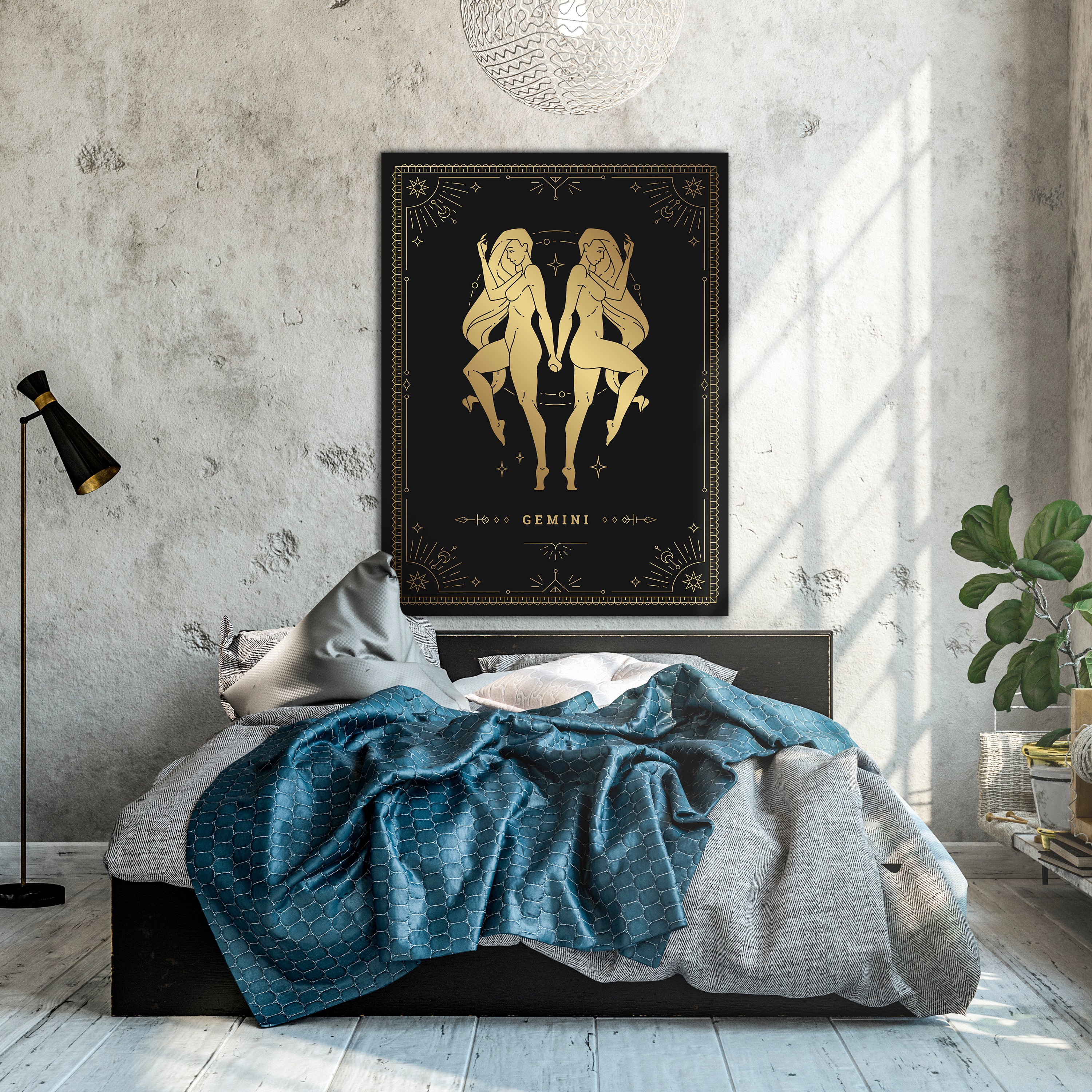 Leinwandbild Sternzeichen, Zwilling, Hochformat M0727 kaufen - Bild 2 Leinwandbild Sternzeichen, Zwilling, Hochformat M0727 kaufen - Bild 2