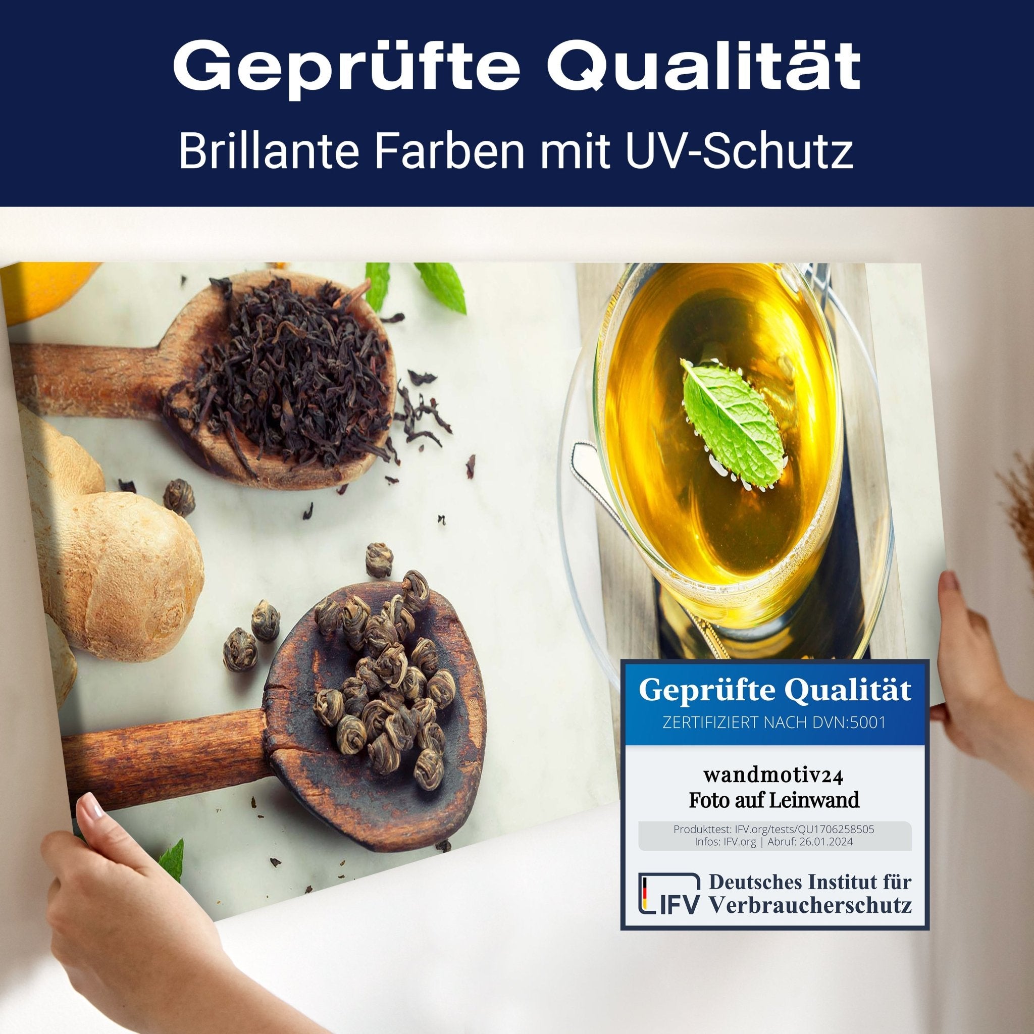 Leinwandbild Teezeit M0729 kaufen - Bild 4 Leinwandbild Teezeit M0729 kaufen - Bild 4