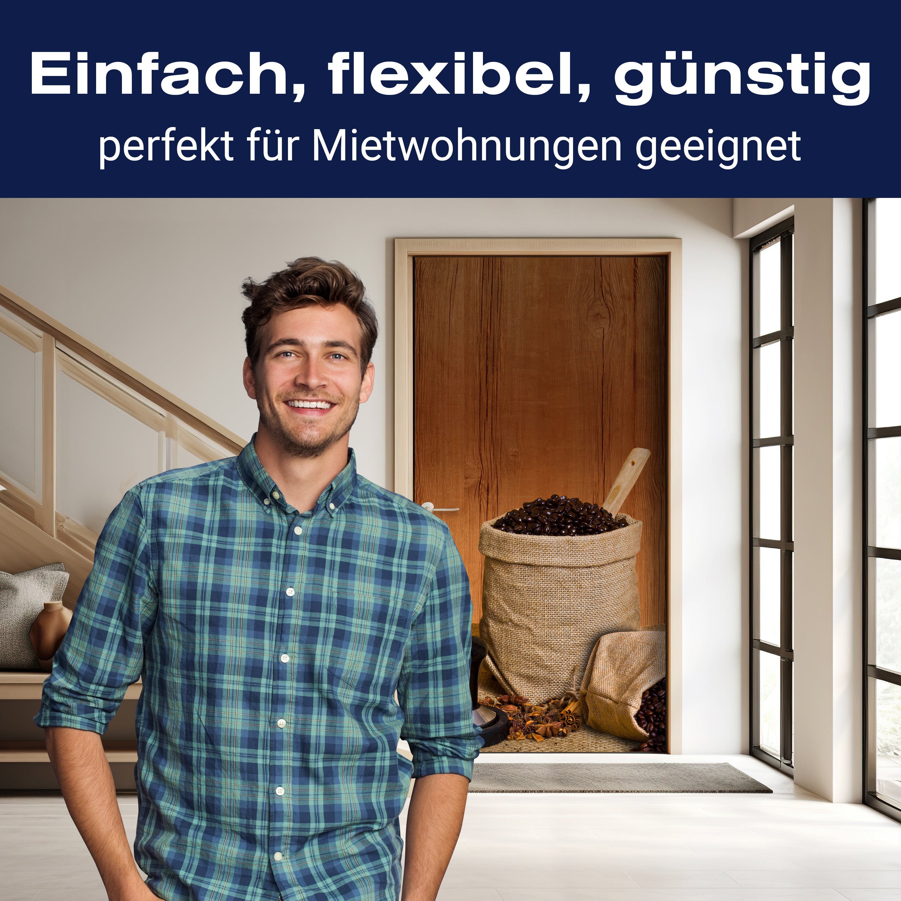 Türtapete Kaffeezeit M0730 - Bild 3 Türtapete Kaffeezeit M0730 - Bild 3