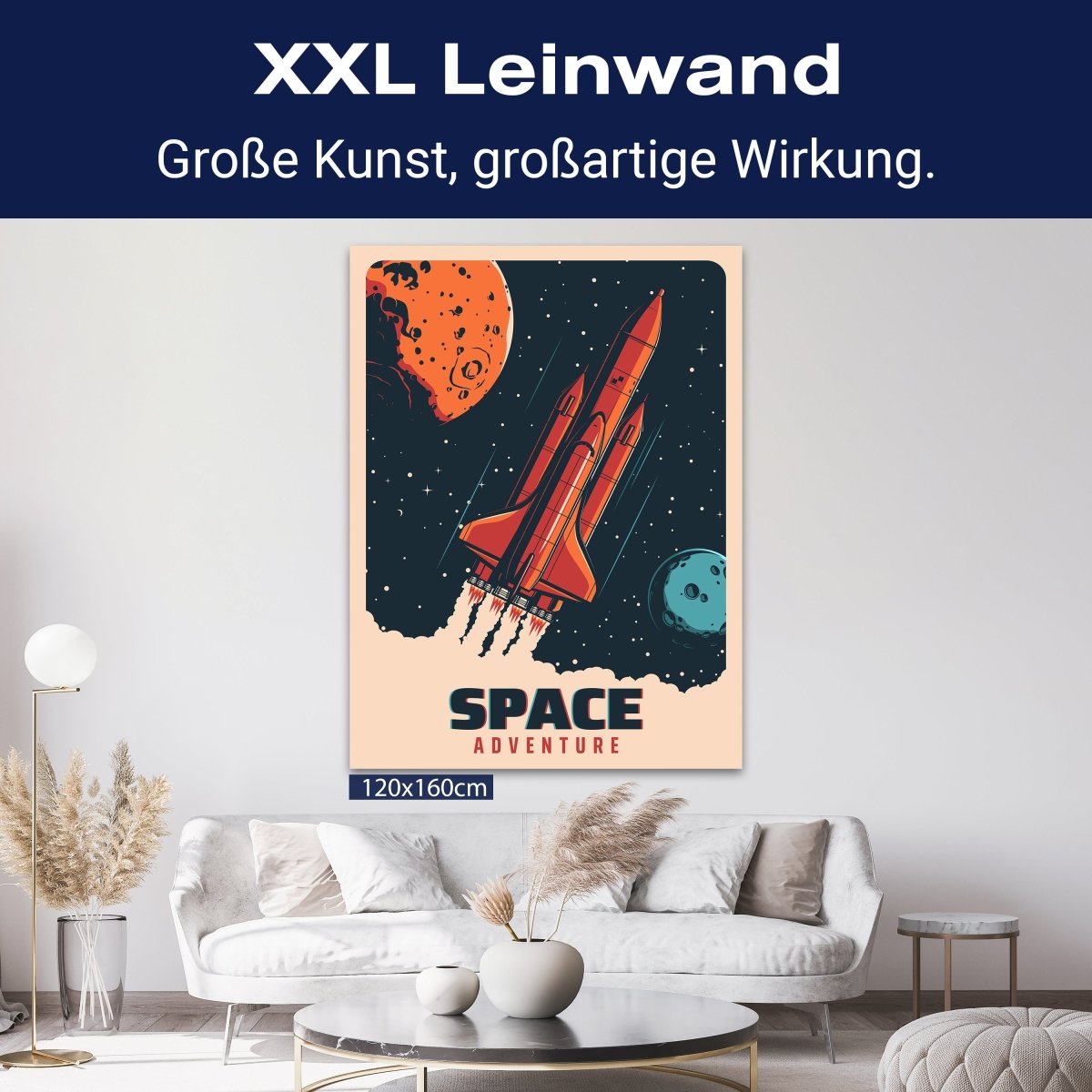 Leinwandbild Digital Art, Rakete, Weltall, Hochformat M0731 kaufen - Bild 9 Leinwandbild Digital Art, Rakete, Weltall, Hochformat M0731 kaufen - Bild 9