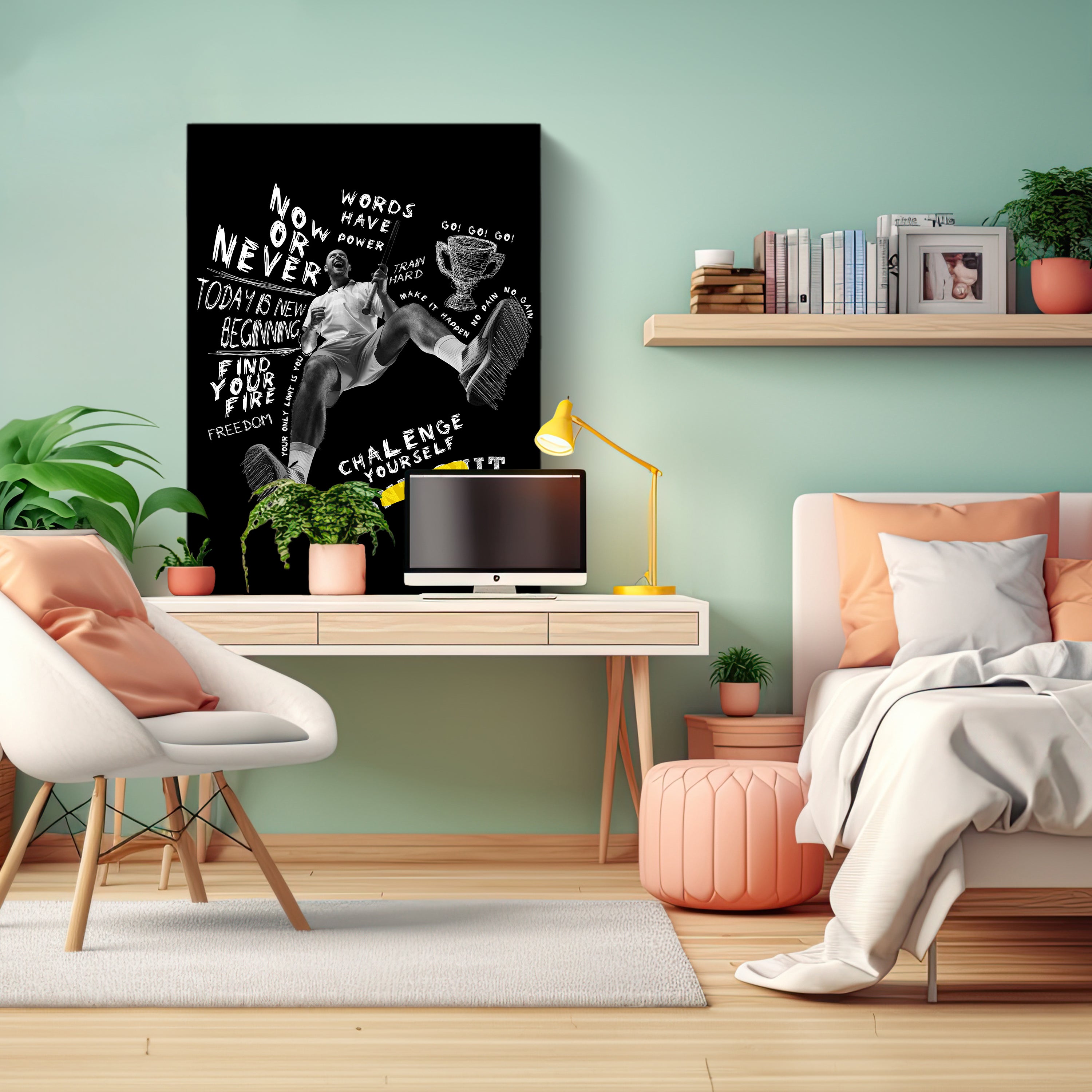 Leinwandbild Spruch Don't Quit M0732 kaufen - Bild 3 Leinwandbild Spruch Don't Quit M0732 kaufen - Bild 3