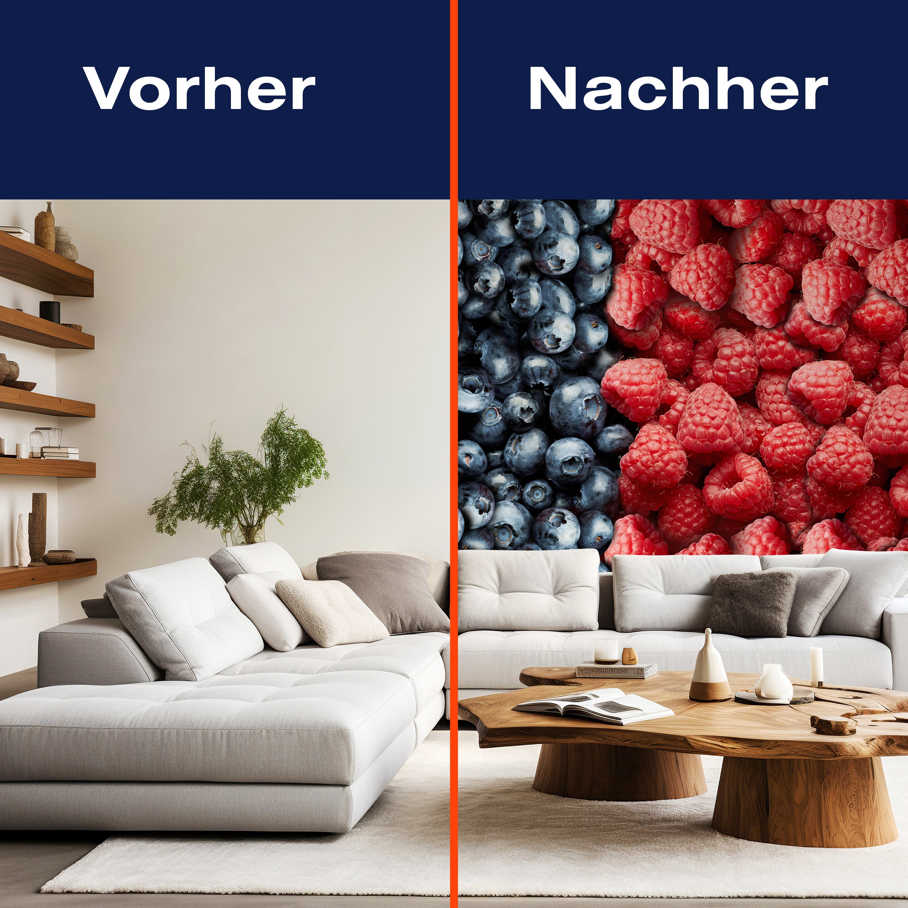 Fototapete Heidelbeeren Himbeeren Früchte M0732 - Bild 9 Fototapete Heidelbeeren Himbeeren Früchte M0732 - Bild 9